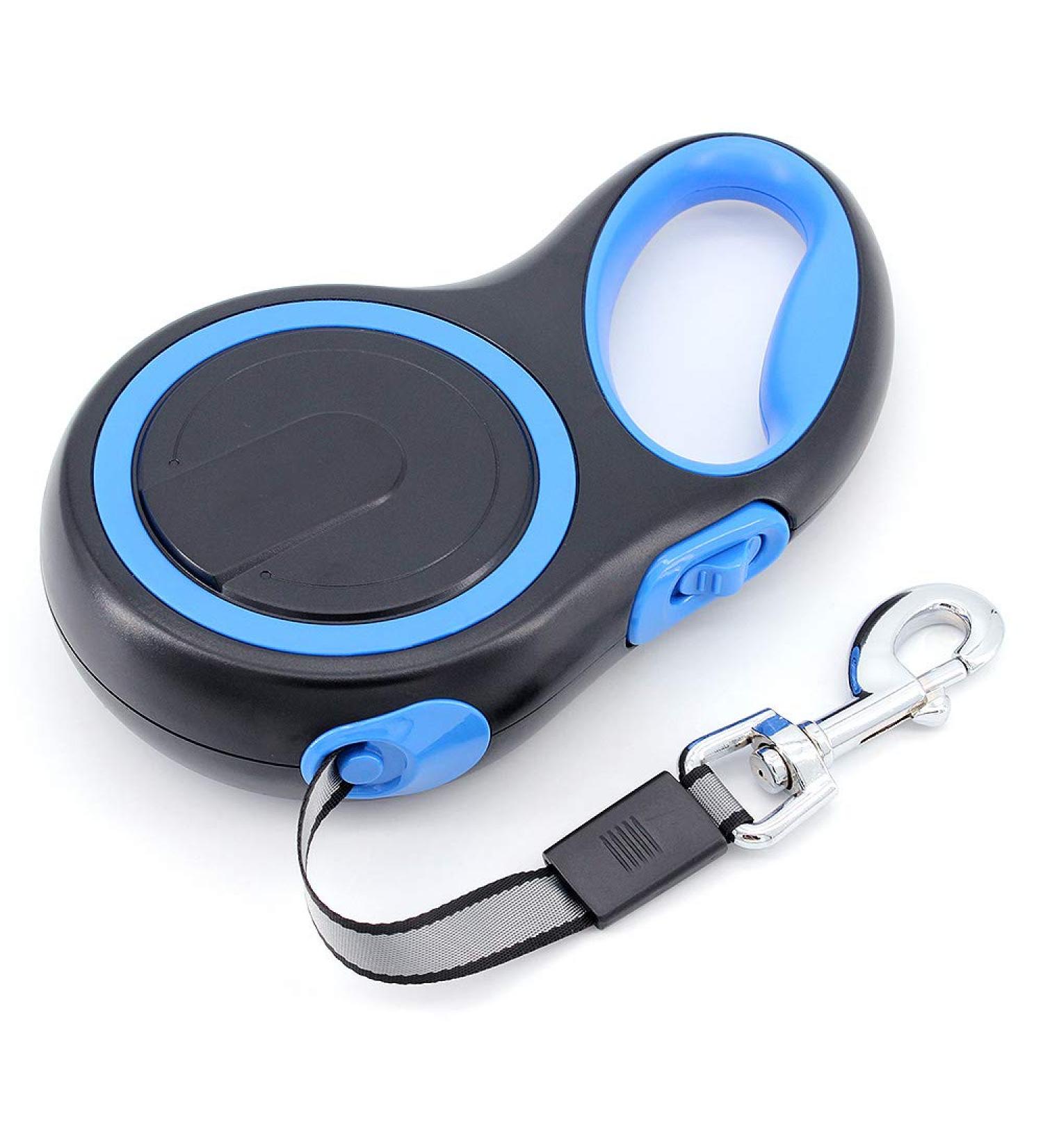 Moyouno 8m Retractable Dog Leash - High-End Automatic Dog Training Line for Small to Large Dogs (Up to 50kg) - Blue Color - Buy Online on GoSupps.com