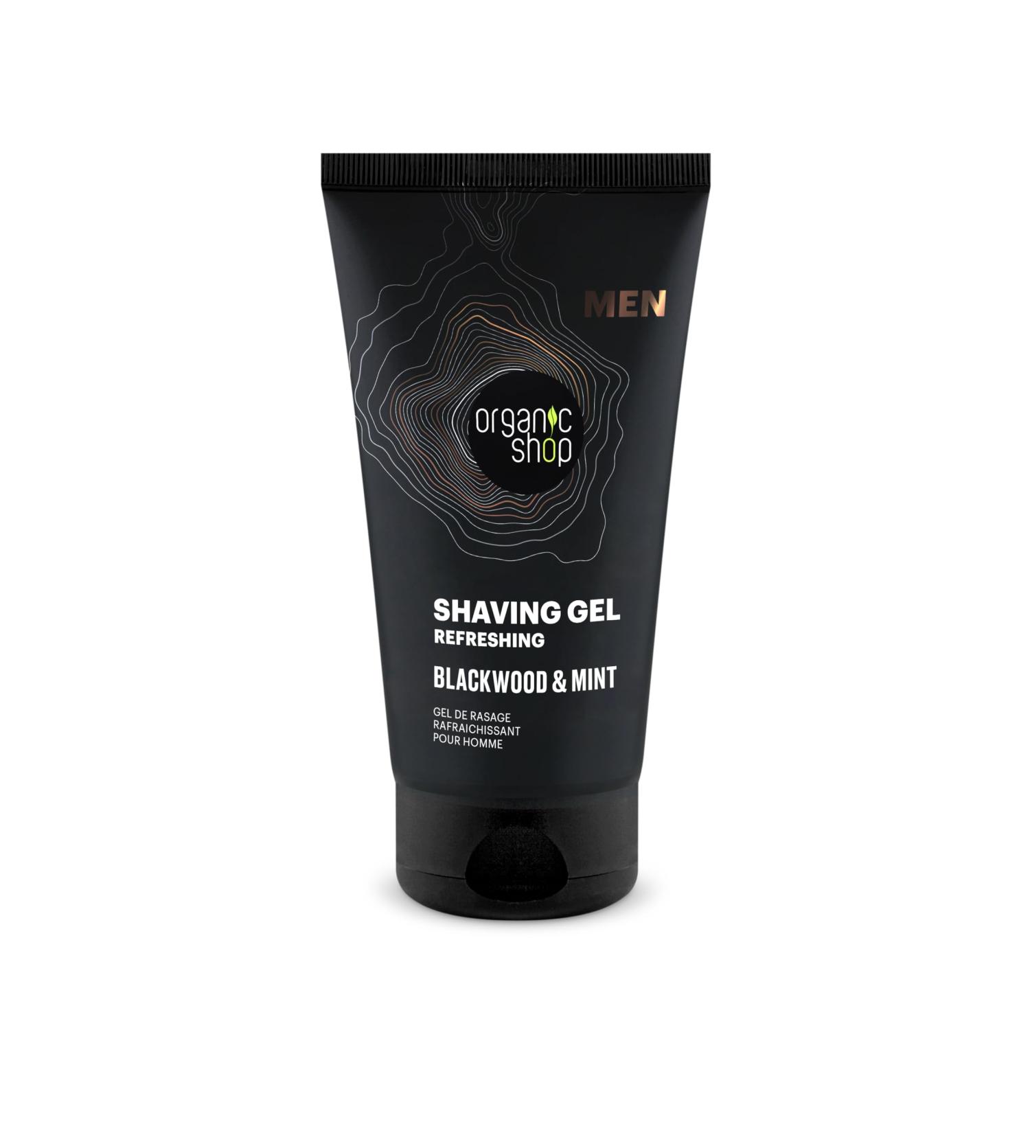 Organic Shop Men Blackwood Gel De Afeitado Refrescante 150Ml Skin Care Product