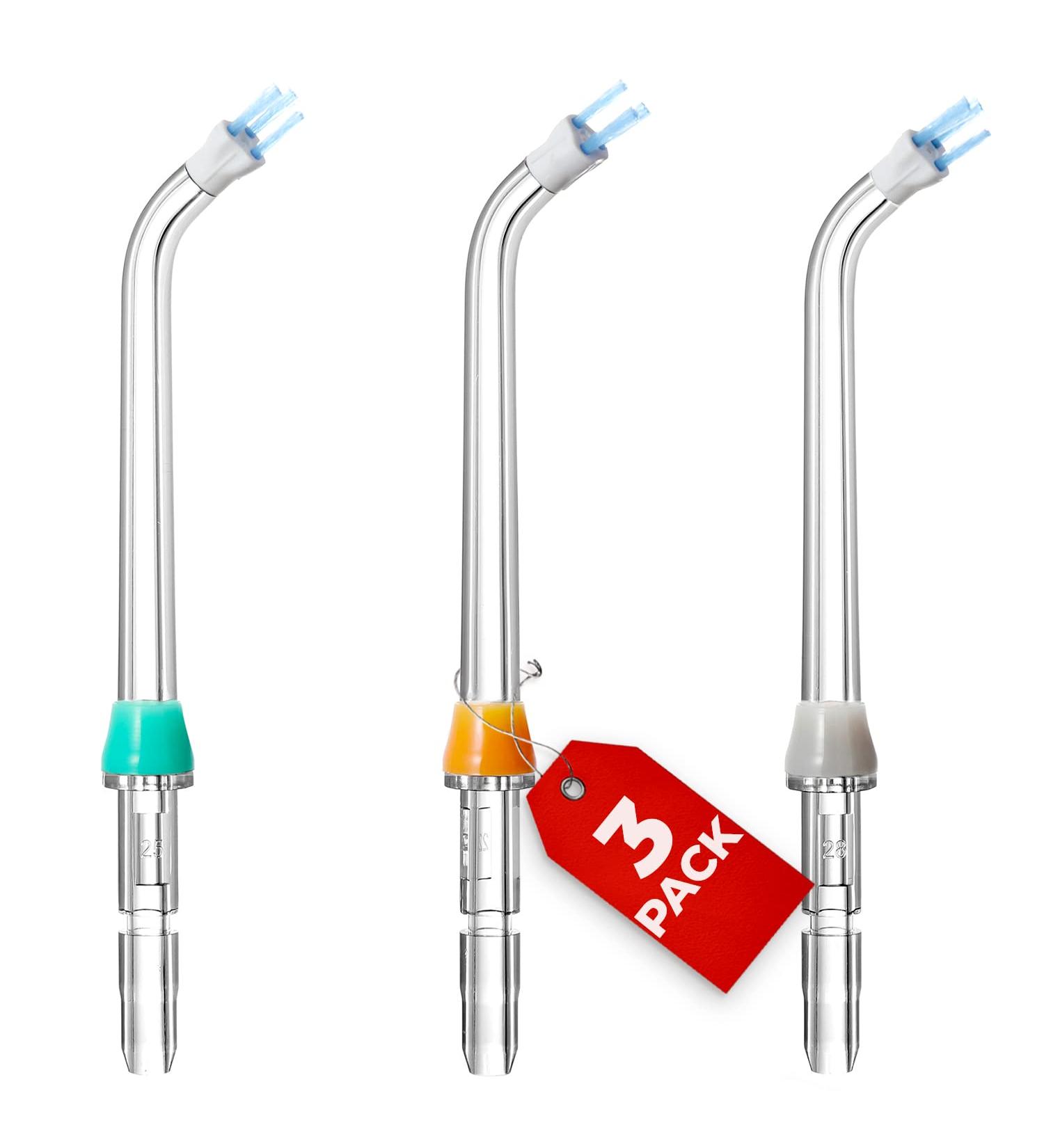 Plaque Seeker Flosser Replacement Tips for Waterpik - Reach Flosser Refill Heads Compatible with Waterpik Oral Irrigator - Dental Flosser & Orthodontic Tips - Buy Online on GoSupps.com