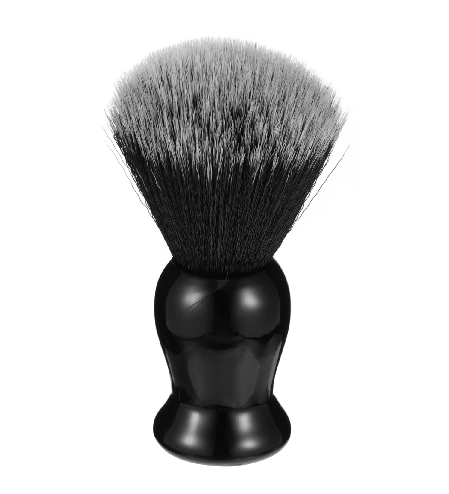 Fomiyes 3pcs Round Beard Brush Set Foam & Wooden Handle Shaving Brushes for Men's Grooming | 10.3x3.2cm | Fast International Shipping - Buy Online on GoSupps.com