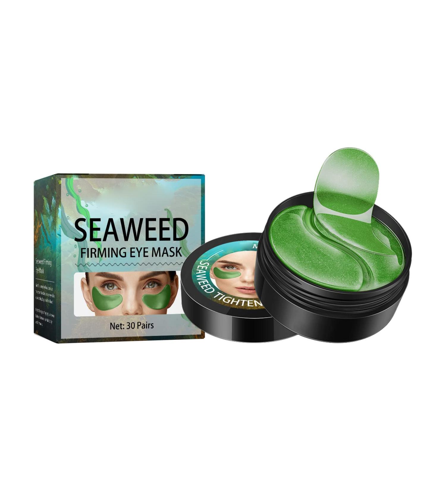 30 Pairs Seaweed Eye Cover Eye Pads Anti-Ageing Eye Cover Collagen Eye Cover Moisturising Eye Patches Removing Dark Circles Fine Lines Wrinkles Eye Bags Puffiness Eye Skin Care Pads With Collagen - Buy Online on GoSupps.com