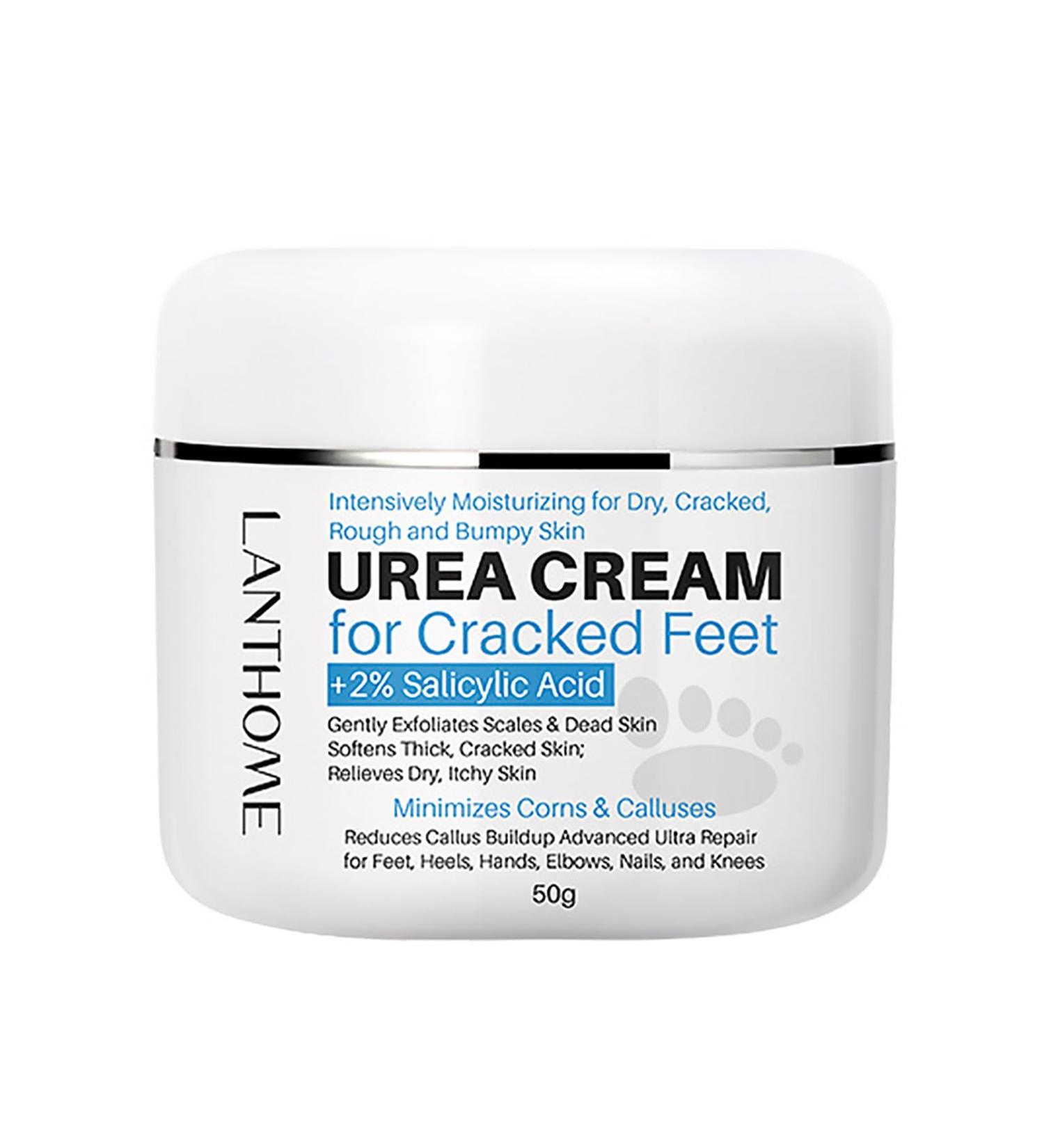 Urea 40% Foot Cream 50g - Cracked Heel Repair & Callus Remover for Dry, Hard Skin - Maximum Strength for Hand, Foot, and Body Care - Buy Online on GoSupps.com