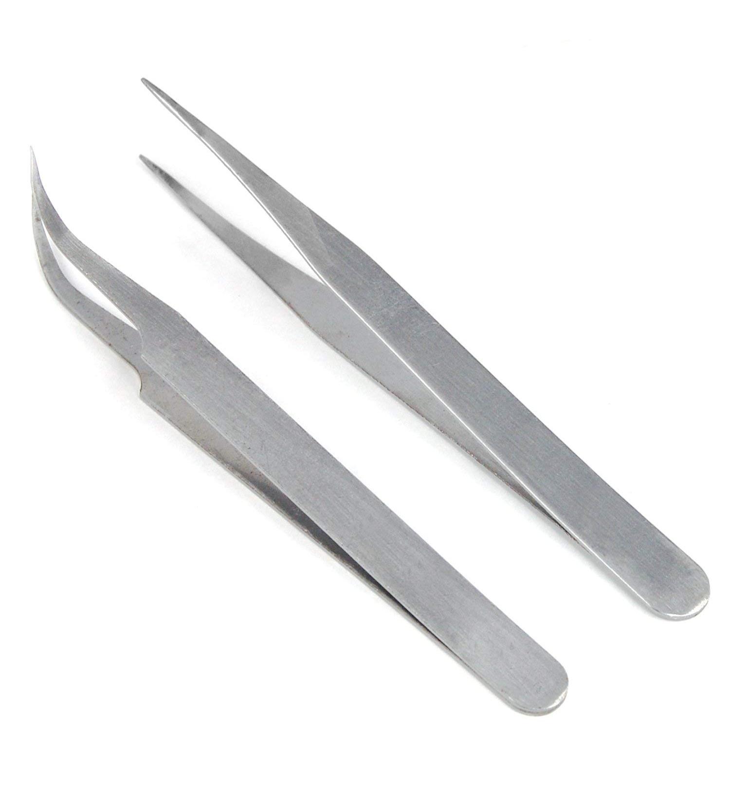 TRIXES Craft Tweezers for Gems Rhinestones - Nippers - Art Acrylic Gel Picking Tool - Buy Online on GoSupps.com