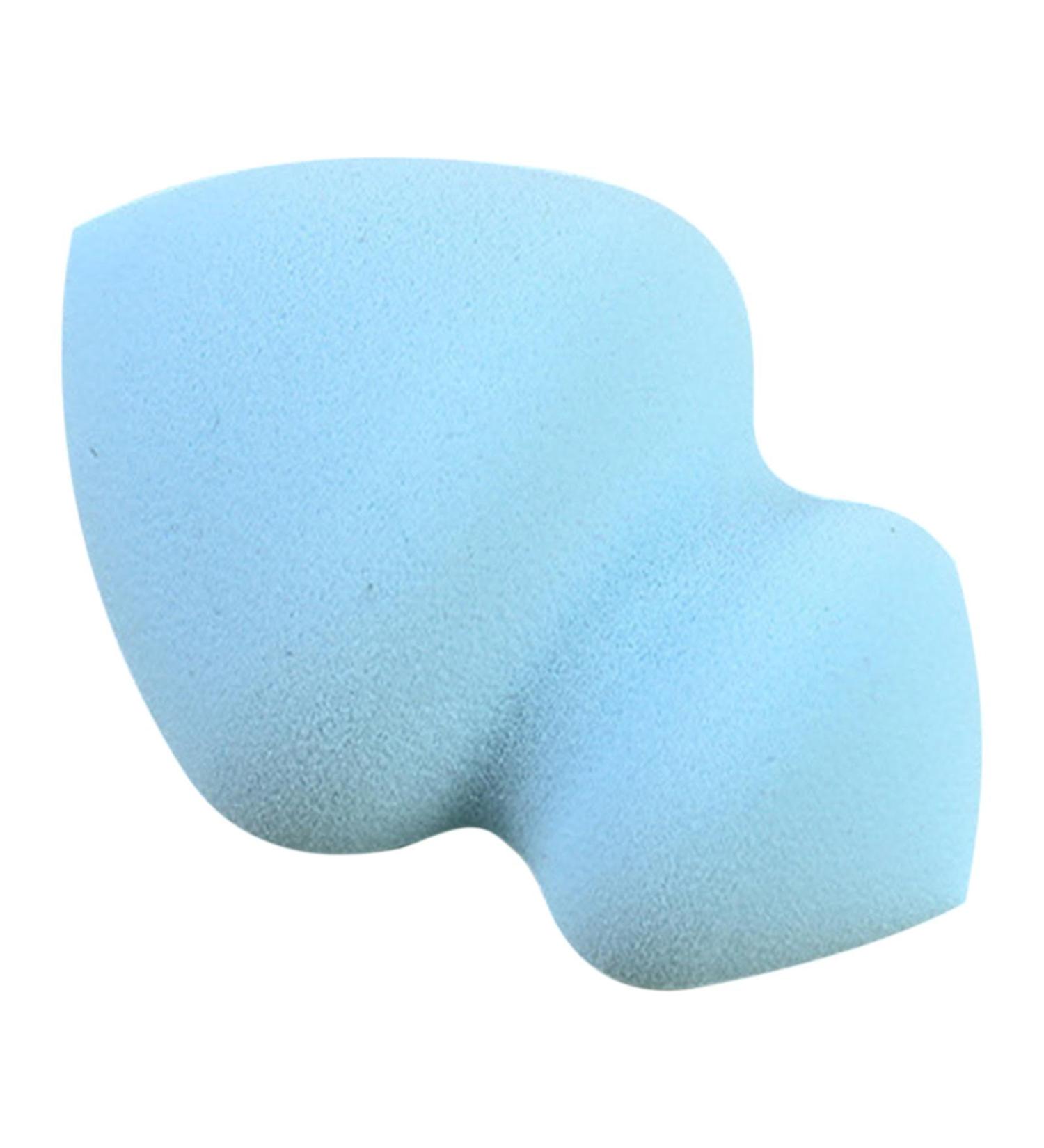 Makeup Sponges For Face Gyro Shape Makeup Sponge | Professional Streak Free Application Blender Sponge For Foundation Liquid Cream Powder Gyro Beauty Egg 28*40*60 Blue - Buy Online on GoSupps.com
