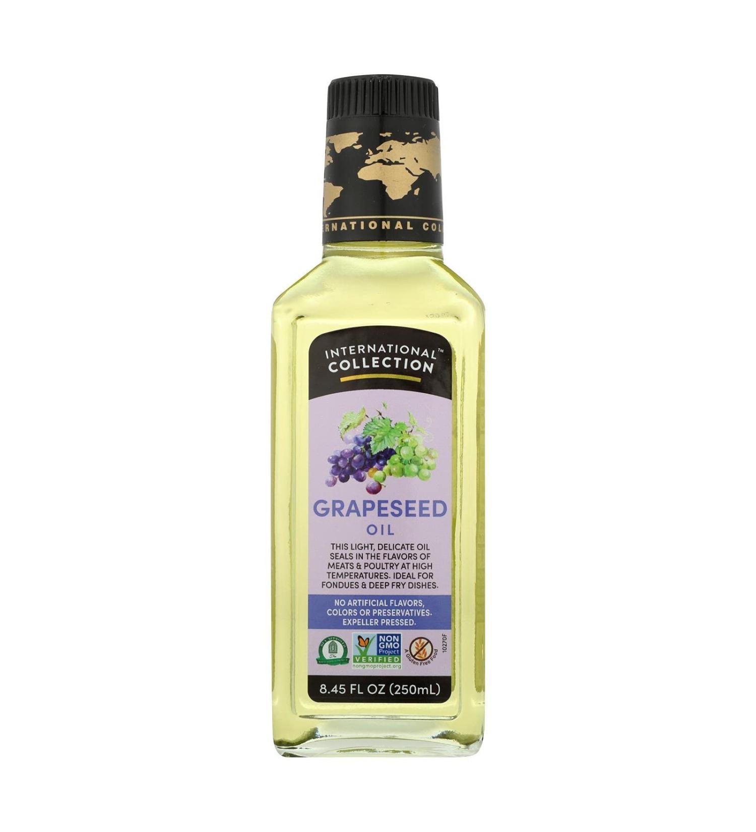 International Collection Grapeseed Oil 8.45 Oz - 6 Pack Case - Buy Online on GoSupps.com
