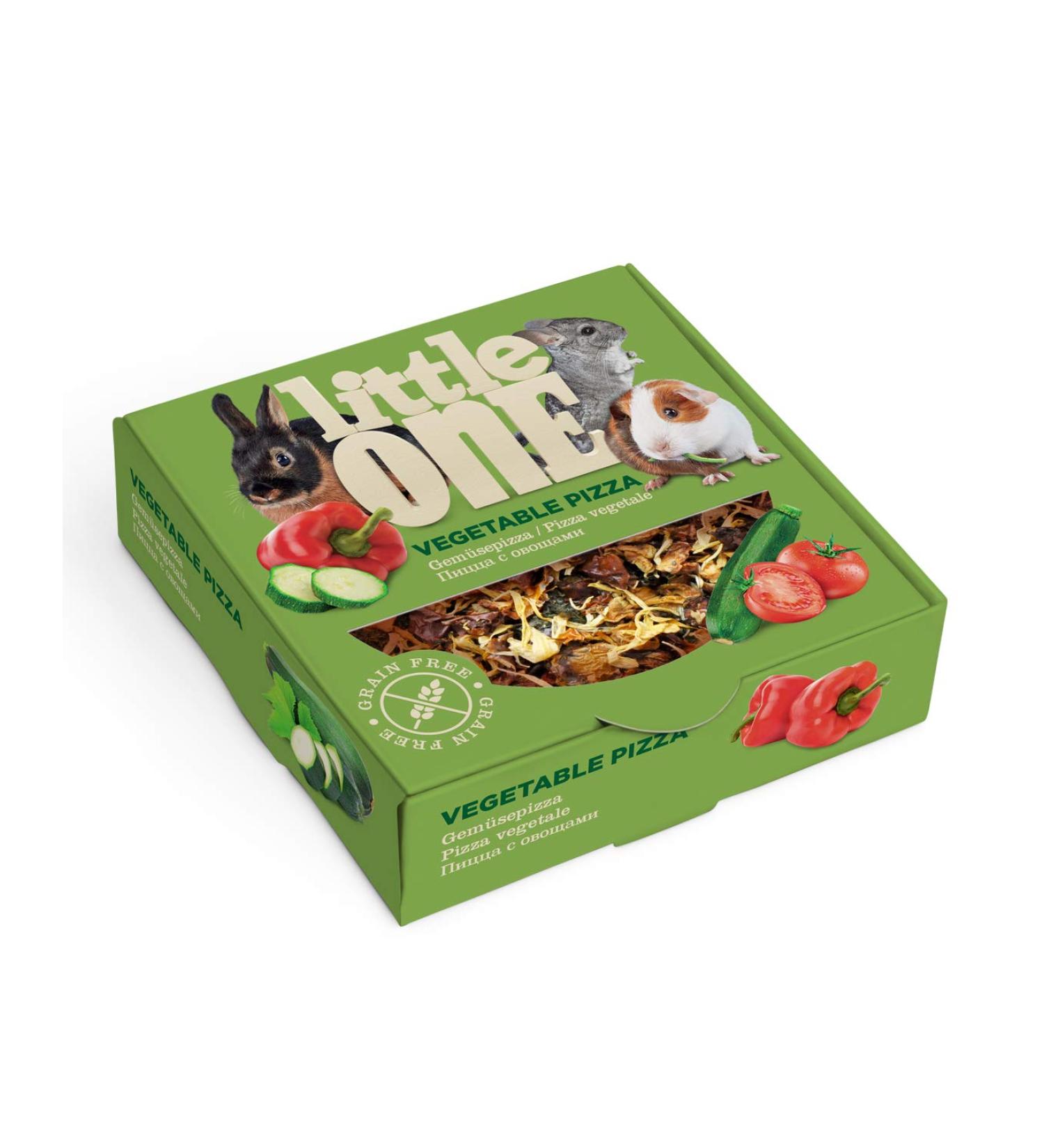 Little One Treat-Toy Vegetable Pizza 55 g - Buy Online on GoSupps.com