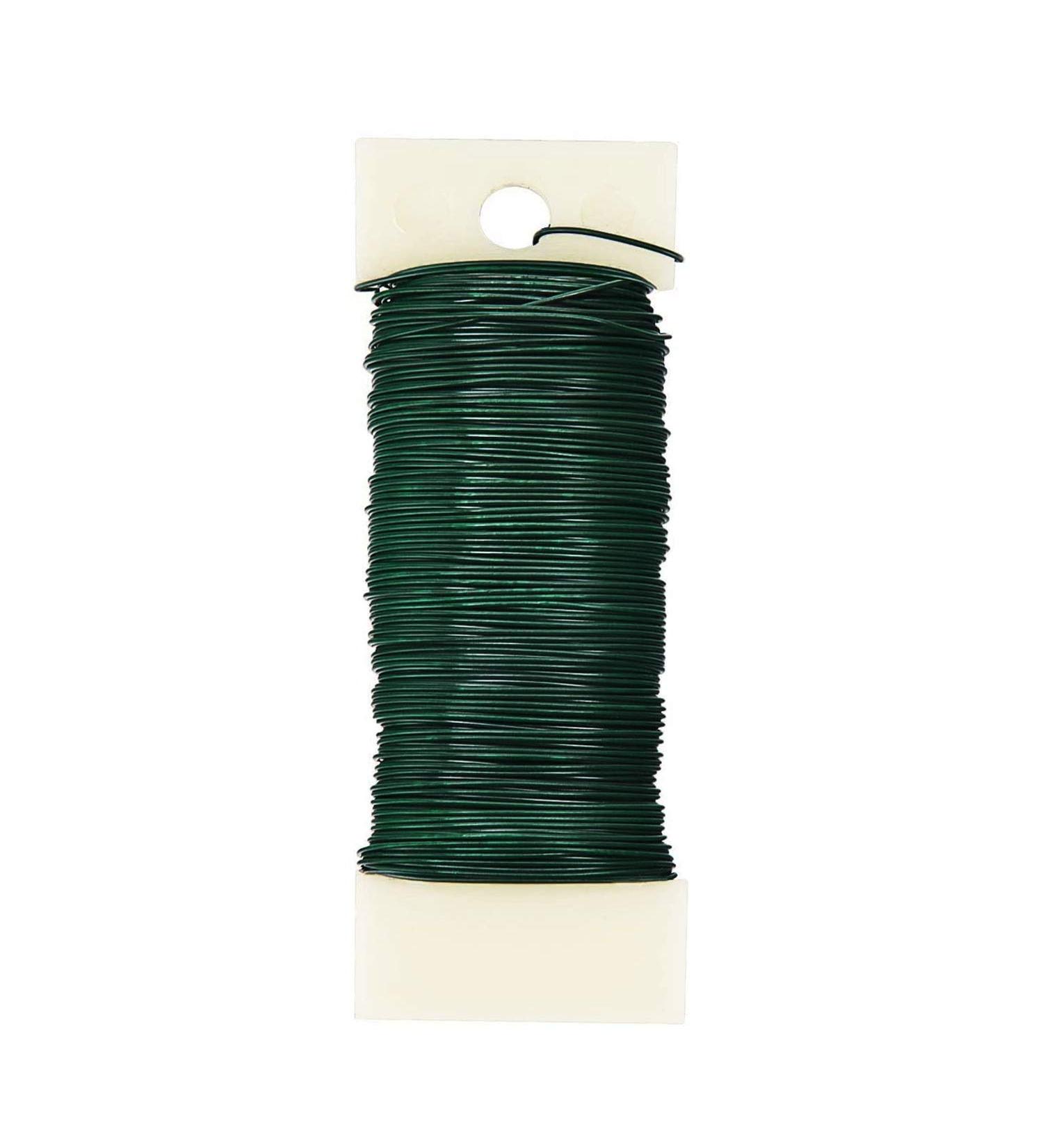 BEADNOVA Floral Wire Paddle Wire 22 Gauge - 38 Yards for Wreath Making and Floral Arrangements - Buy Online on GoSupps.com