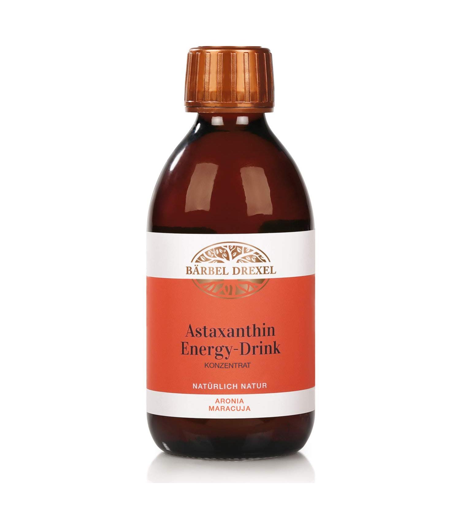 B rbel Drexel Astaxanthin Energy Drink 250ml - Vegan Aronia/Maracuja with Caffeine Vitamin C & Magnesium - Germany - Buy Online on GoSupps.com