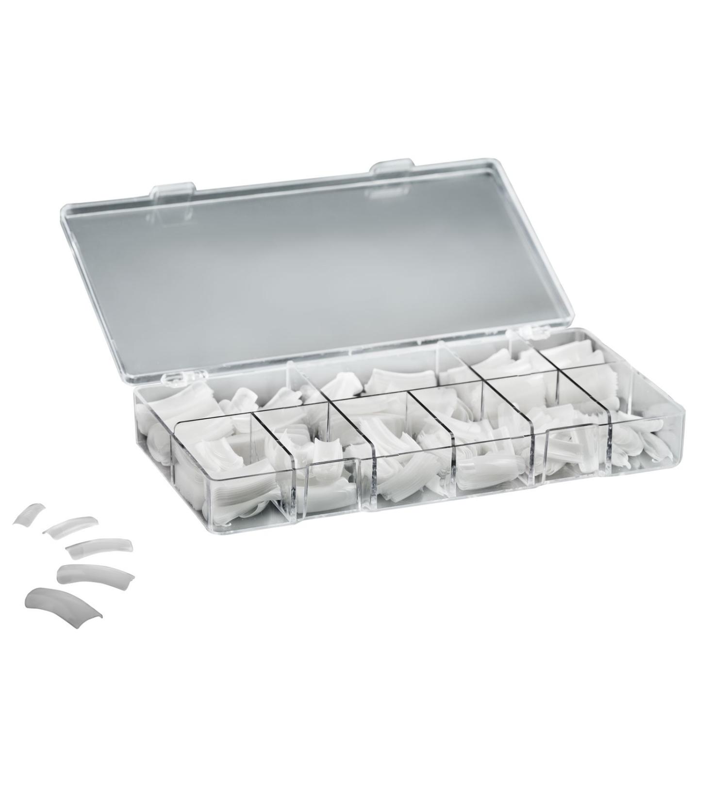 250 Pack Professional Artificial Nails & Natural Nail Tips Set for Gel & Acrylic - Complete Kit with Box - Buy Online on GoSupps.com