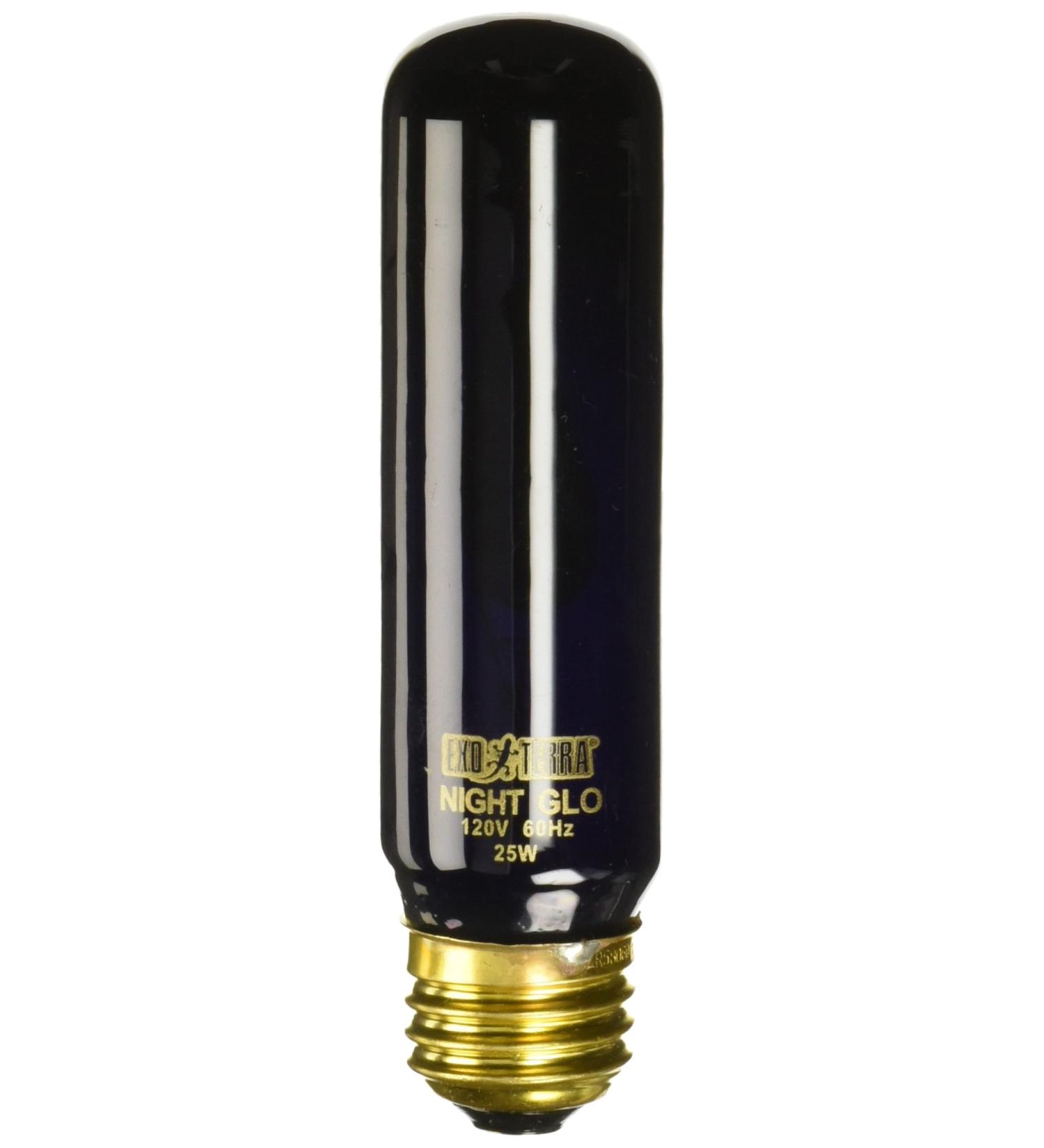 Exo Terra Night Heat Lamp 25W - Blue Moonlight Lamp for Reptiles & Amphibians | E27 Socket - International Shipping Available - Buy Online on GoSupps.com