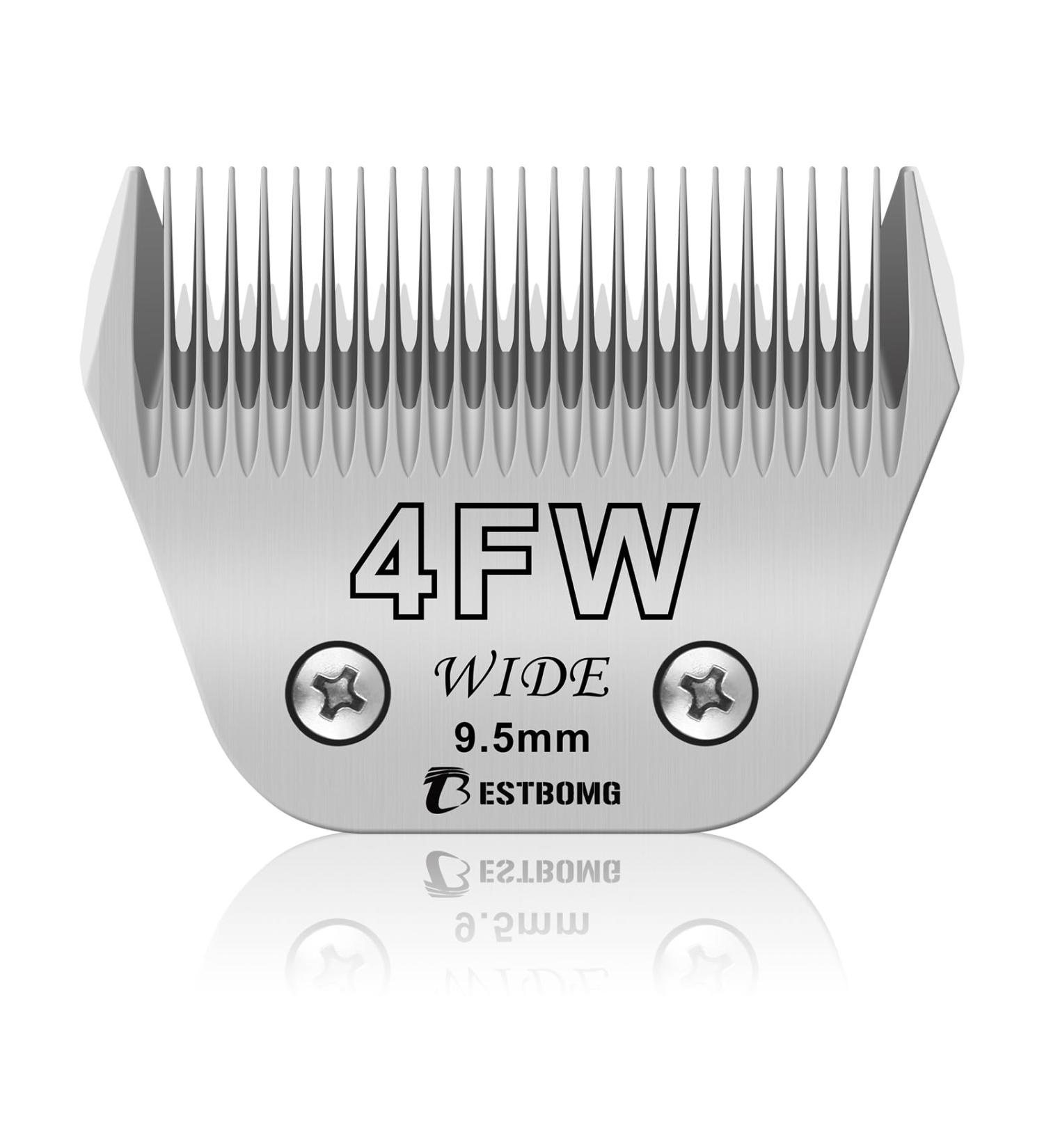 BestBomg 4fW Dog Grooming Blades - Removable Compatible with Heiniger/Moser Max45/Andis/A5 3/8 inch (9.5 mm) Cutting Length - Buy Online on GoSupps.com