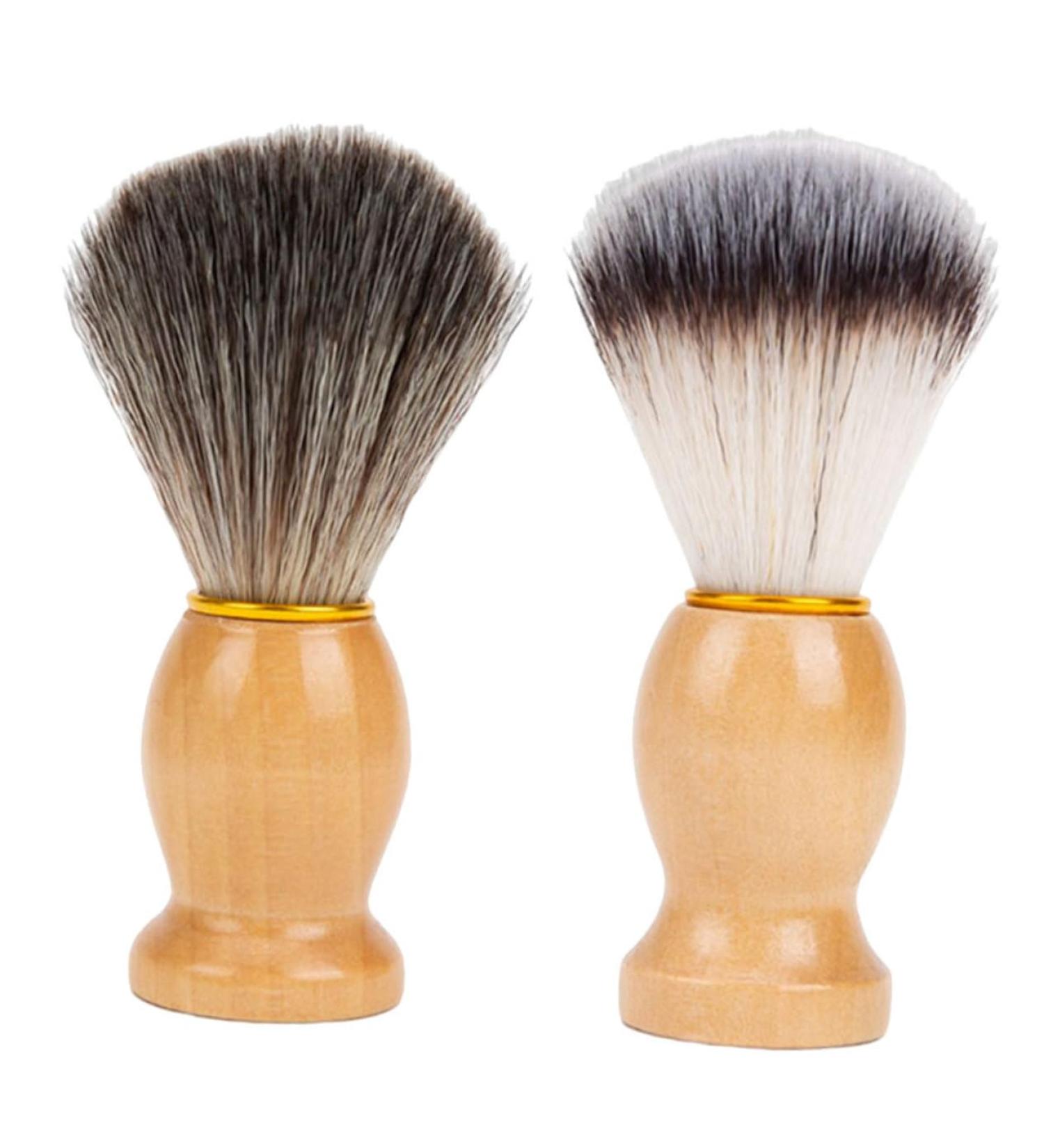 Minkissy 2-Pack Professional Whistle Cleaner & Razor Brush - Ideal Gift for Men | Nylon & Wool Hair Cleaning Tool - Buy Online on GoSupps.com