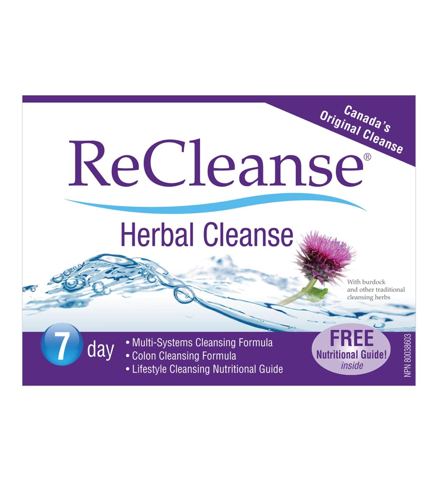 Prairie Naturals Recleanse Herbal Cleanse 7 Day Whole Body Detox Kit - Buy Online on GoSupps.com