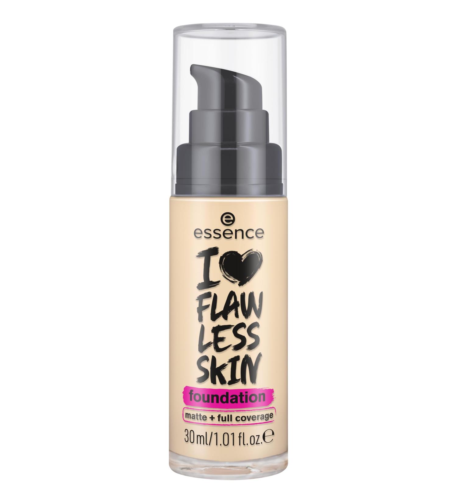 cosnova essence I LOVE FLAWLESS SKIN foundation langhoudend matterend direct resultaat mat 30ml