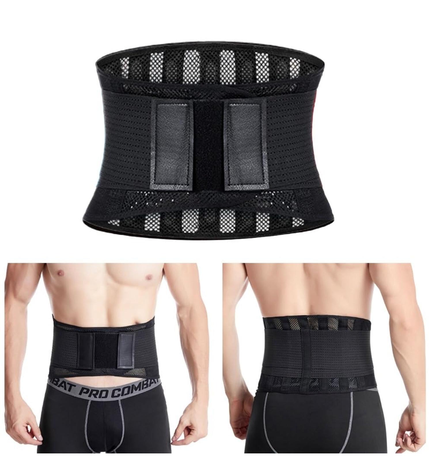 Back Support Lower Back Brace Provides Pain Relief Breathable Lumbar Decompression Support Belt Waist Trainer For Men Women Keeps Your Spine Straight Safe (Color : Black Size : M) lofty ambition Black M - Buy Online on GoSupps.com