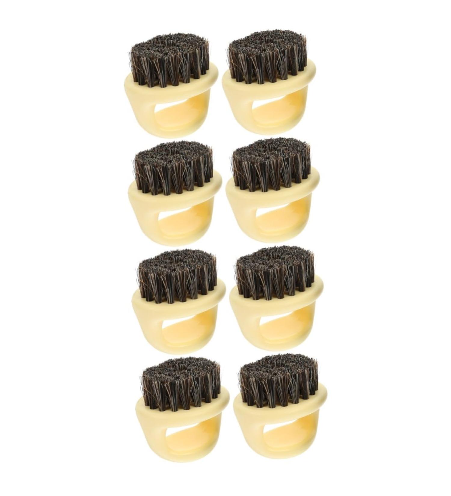 Minkissy 8 Pcs Men's Beard Comb Set - Shaving Brush & Pocket Combs for Black Men - Premium Hair & Beard Accessories - Buy Online on GoSupps.com