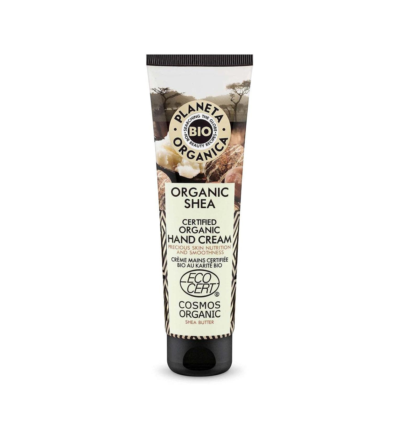 Planeta Organica Organic Shea Butter Certified Organic Hand Cream 75 ml