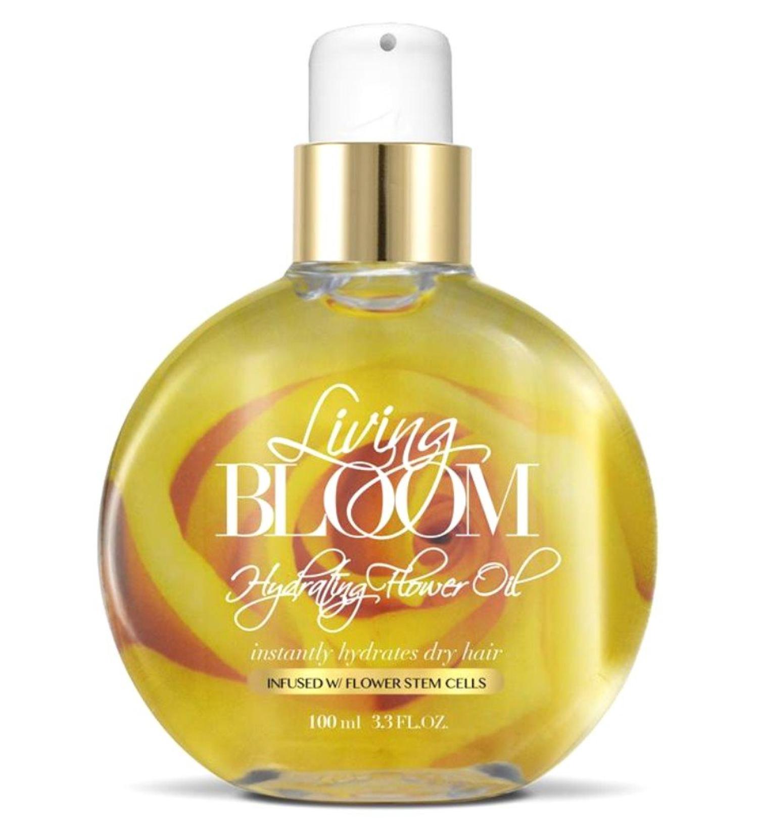 Living Bloom Oil Hydrating Flower 3.3 Ounce Pump (Dry Hair) (100ml)