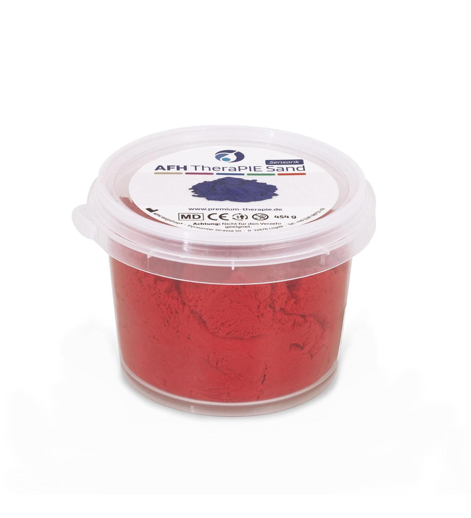 AFH TheraPIE Sand 454g - Sensory Therapy Sand (Red) | Ideal for International Shipping - Buy Online on GoSupps.com