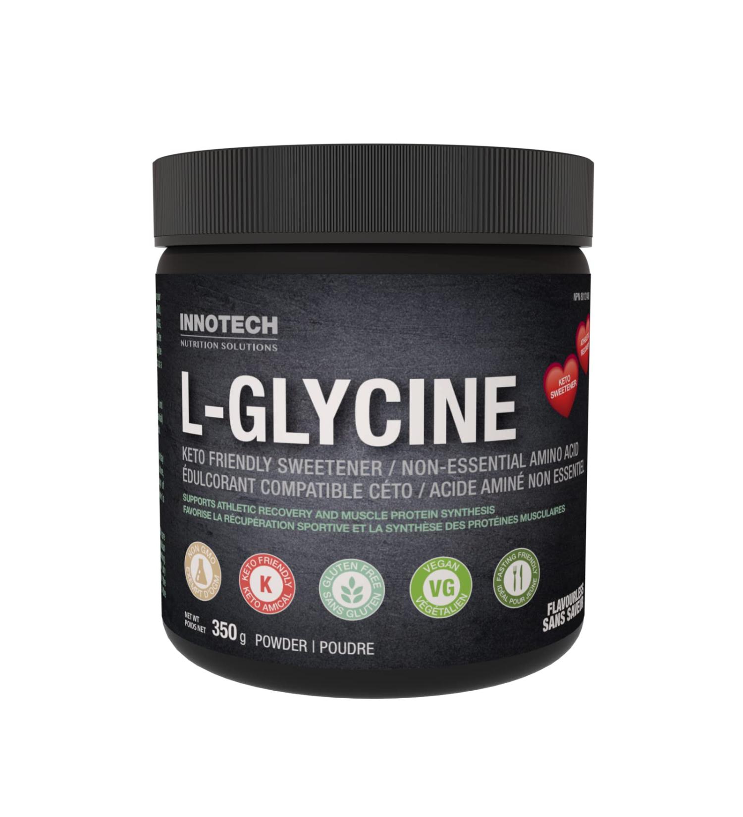 L-Glycine Powder 350 g (Keto Friendly Sweetener) - Buy Online on GoSupps.com