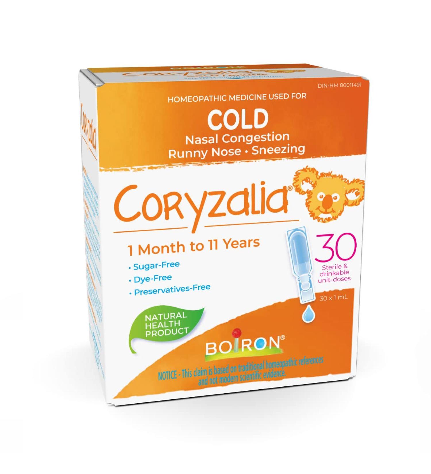 BOIRON Coryzalia Cold Relief Drops - 30ml - Buy Online on GoSupps.com