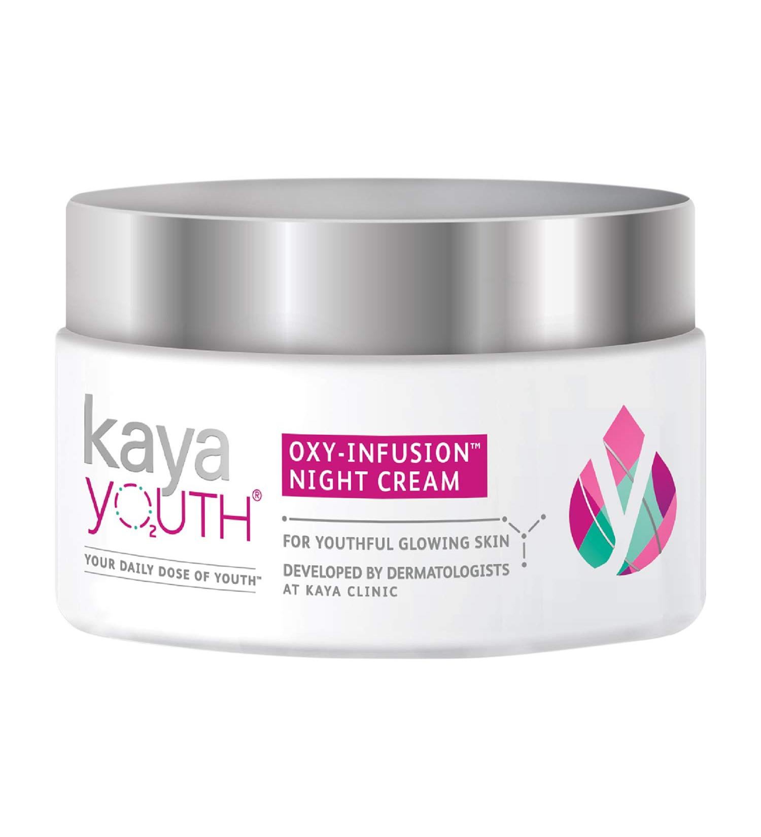 Oxy-Infusion Night Cream - Boost Skin Oxygen & Moisture for Youthful Glow | Dermatologist-Developed | 60 gm - Buy Online on GoSupps.com