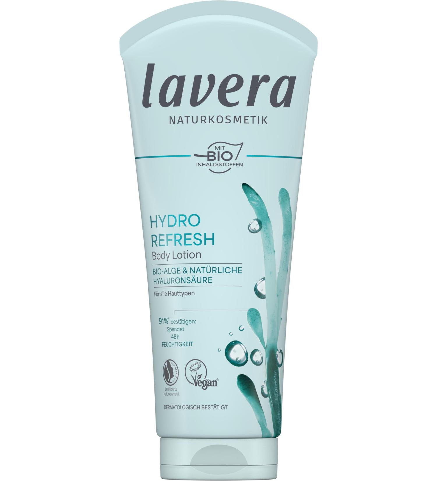  lavera lavera Hydro Refresh Body Lotion - 48-hour hydration - For dry skin - Refreshing - Vegan - Natural cosmetic - 200 ml - Buy Online on GoSupps.com
