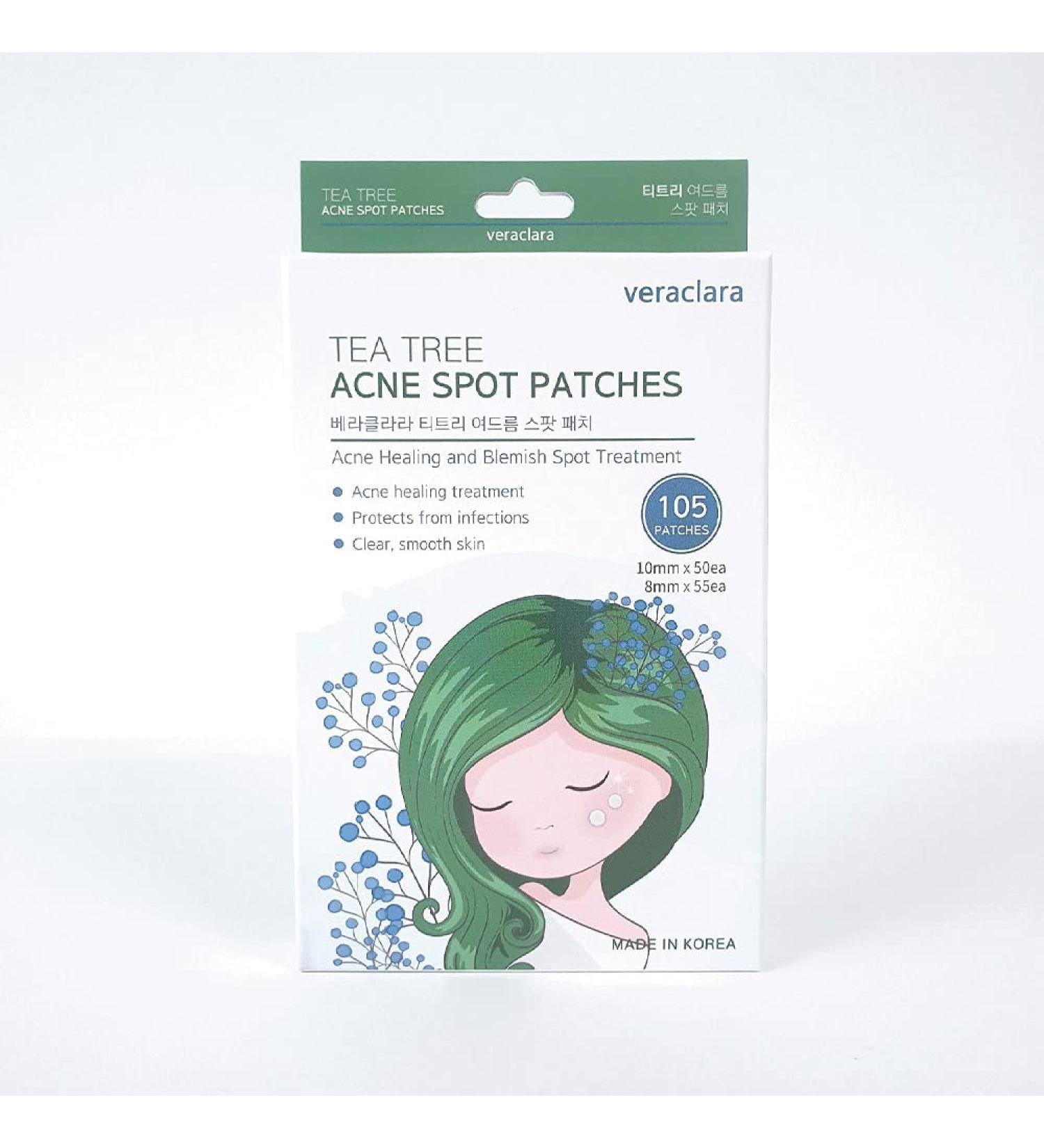 Buy Tea Tree Acne Spot Patches - Salicylic Acid Treatment for Blemishes | 105 Count | Fast International Shipping - Buy Online on GoSupps.com