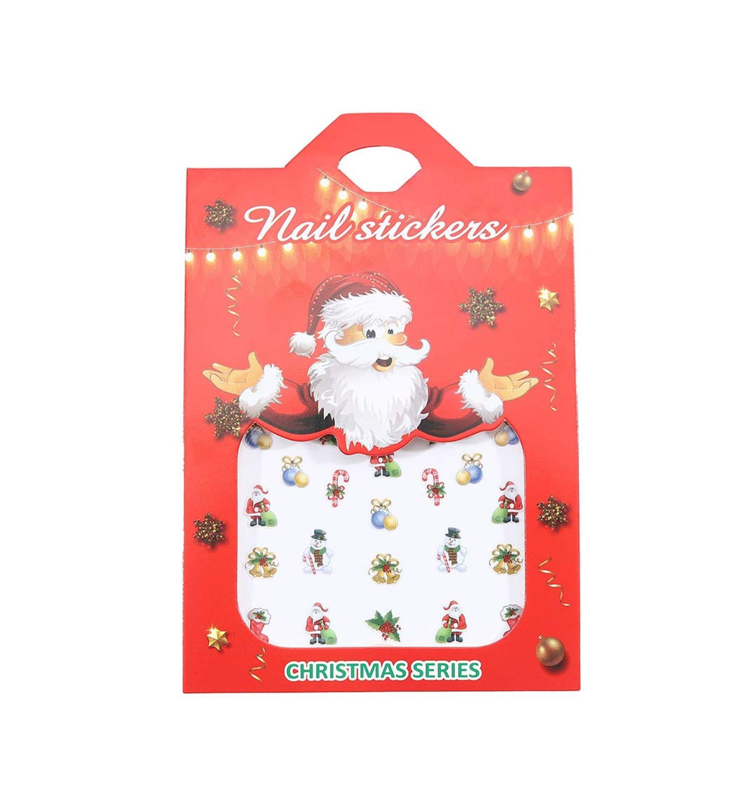 Brishow Christmas Nail Stickers 30 Sheets Nail Polish Stickers Self-Adhesive Nail Art Decals Full Wraps Nail Art Designs for Women Girls - Buy Online on GoSupps.com