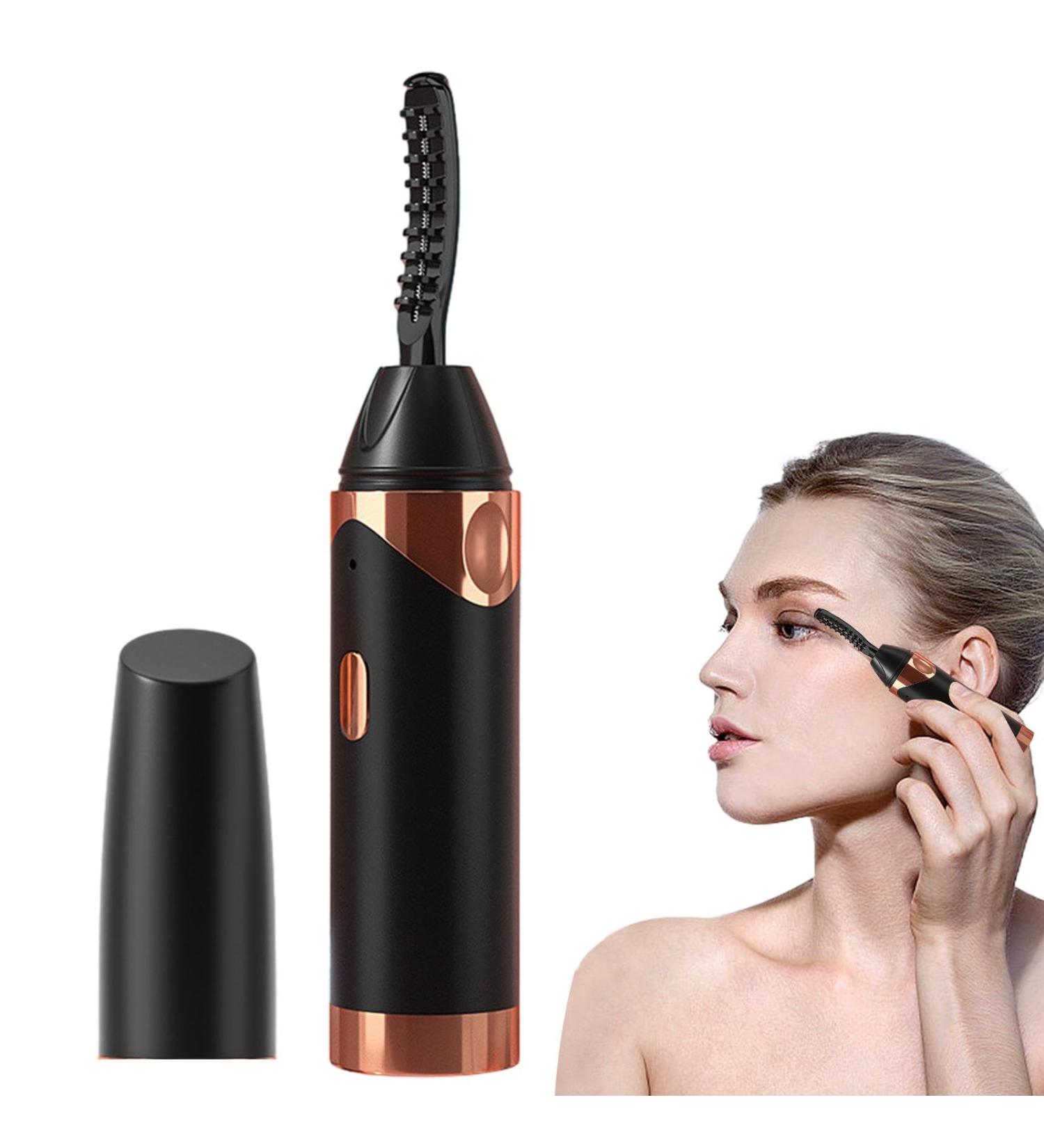 Eyelash Curler - Rechargeable Heated Eye Lash Curler | 24h Long Lasting Lash Curler | USB Electric Eyelash Curler with 2 Temp Controls | Natural Heated Eyelash Curlers for Women Charming Lashes - Buy Online on GoSupps.com