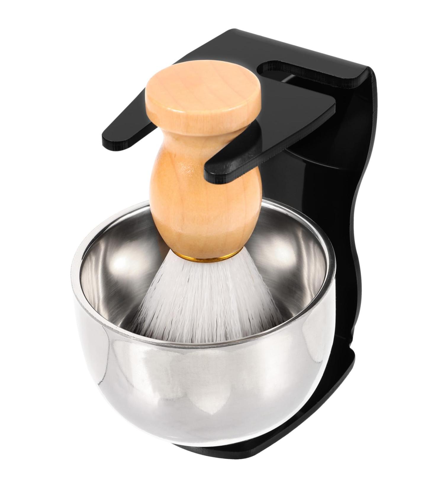 BiUdeco Men's Razor Brush Set with Holder - Premium Shaving & Beard Care Tools - International Shipping Available - Buy Online on GoSupps.com