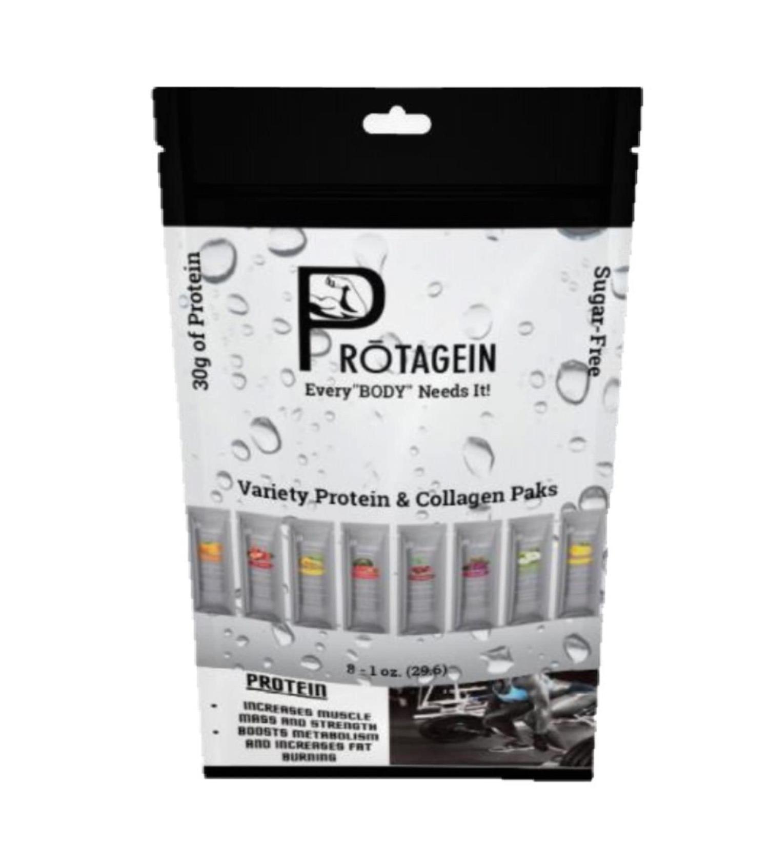 Protein & Collagen Paks 8 - 1 oz Variety Flavored Paks