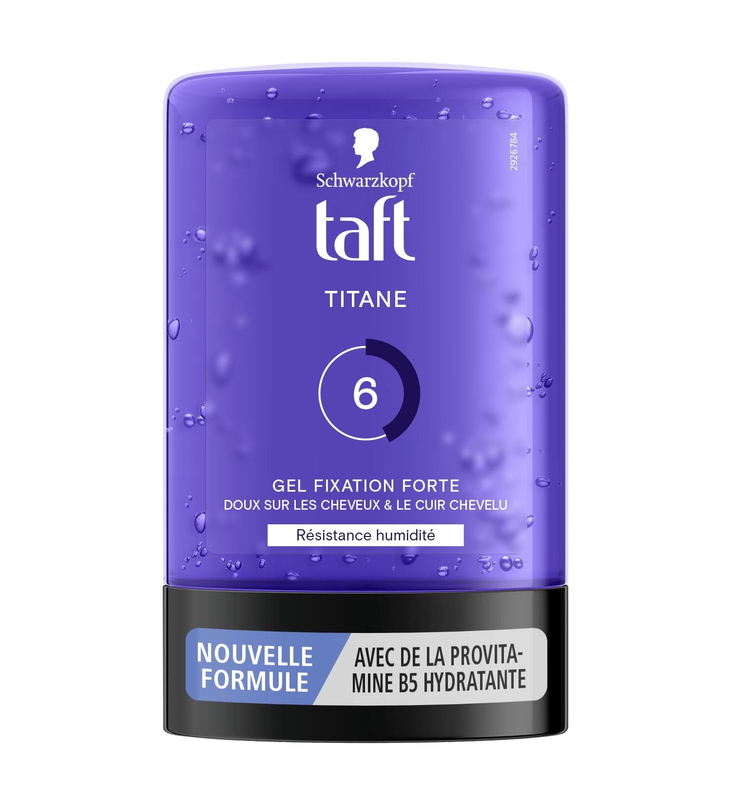 Schwarzkopf - Taft - Gel Tube Styling - Titanium Gel - Humidity Resistance - Strong Hold - Gentle on Hair - Long Lasting Hold - No Sticky Effect - Provitamin B5 Formula - 300 ml - Buy Online on GoSupps.com