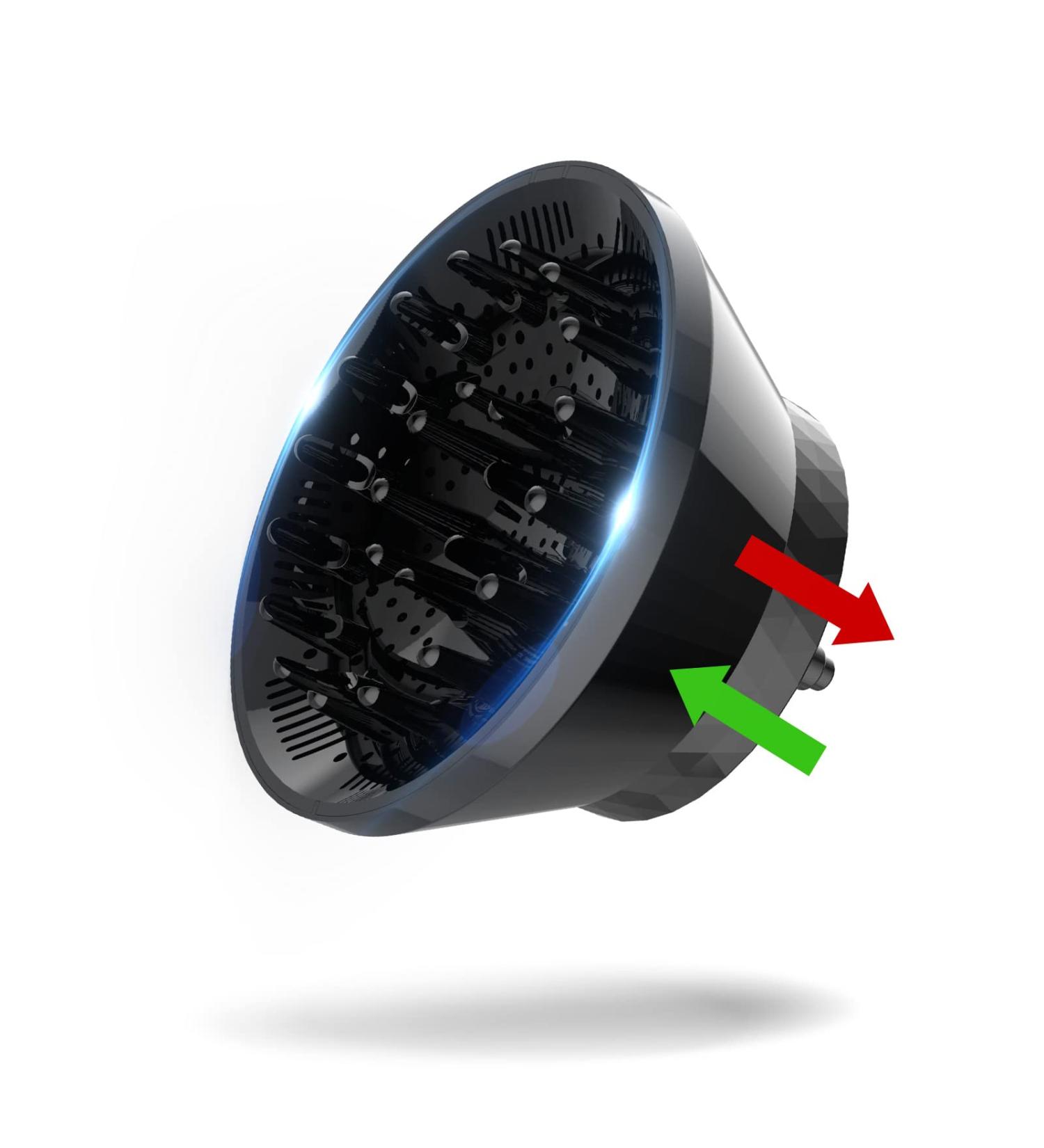 Universal Hair Diffuser Attachment for Curly Hair - Travel Friendly Blow Dryer Diffuser for Wavy Hair - Ideal Women's Gift - Buy Online on GoSupps.com