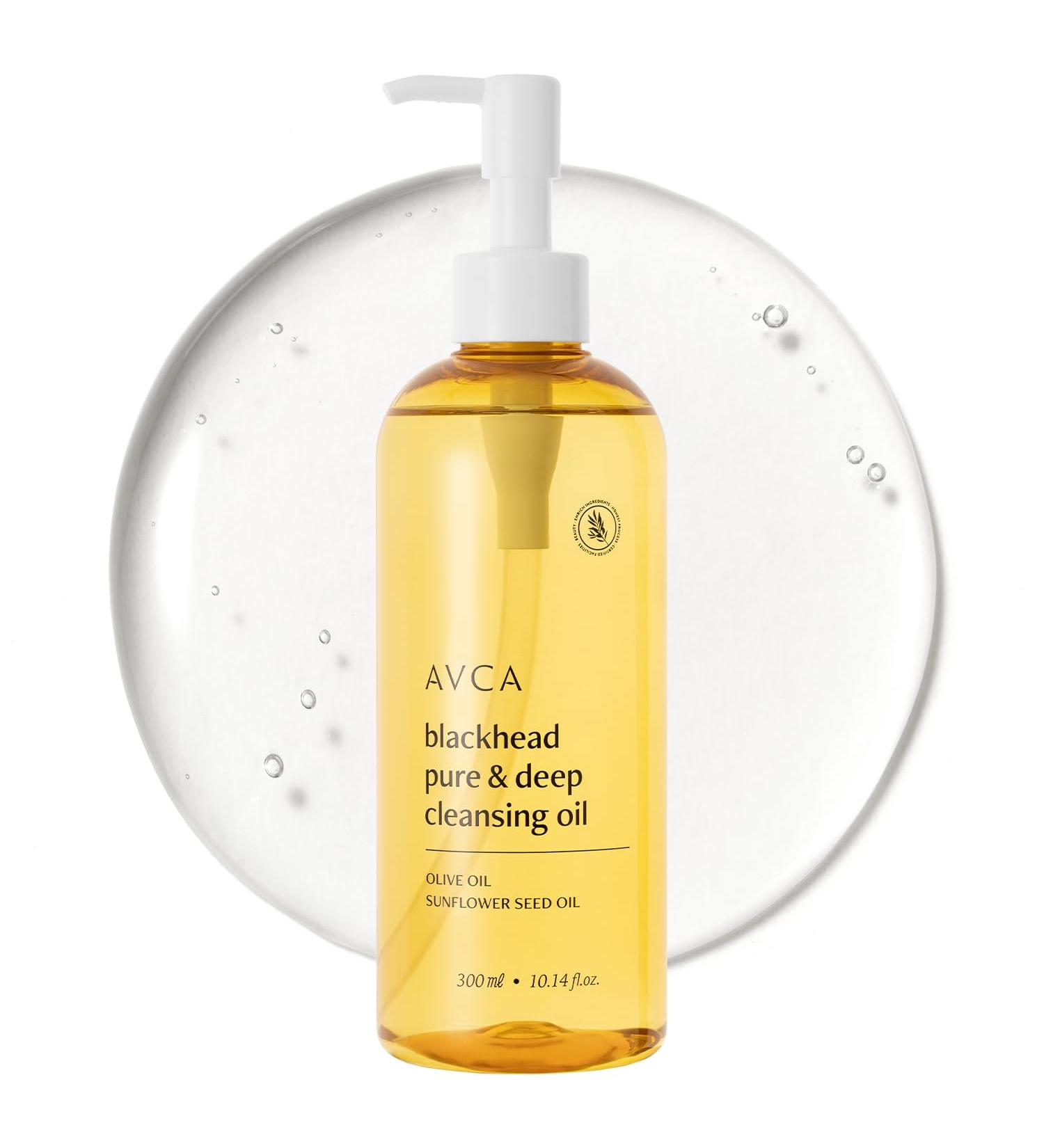 Korean Blackhead Remover Facial Cleansing Oil | Makeup Remover for Sensitive Normal & Oily Skin | 300ml Pore Cleanser - Buy Online on GoSupps.com