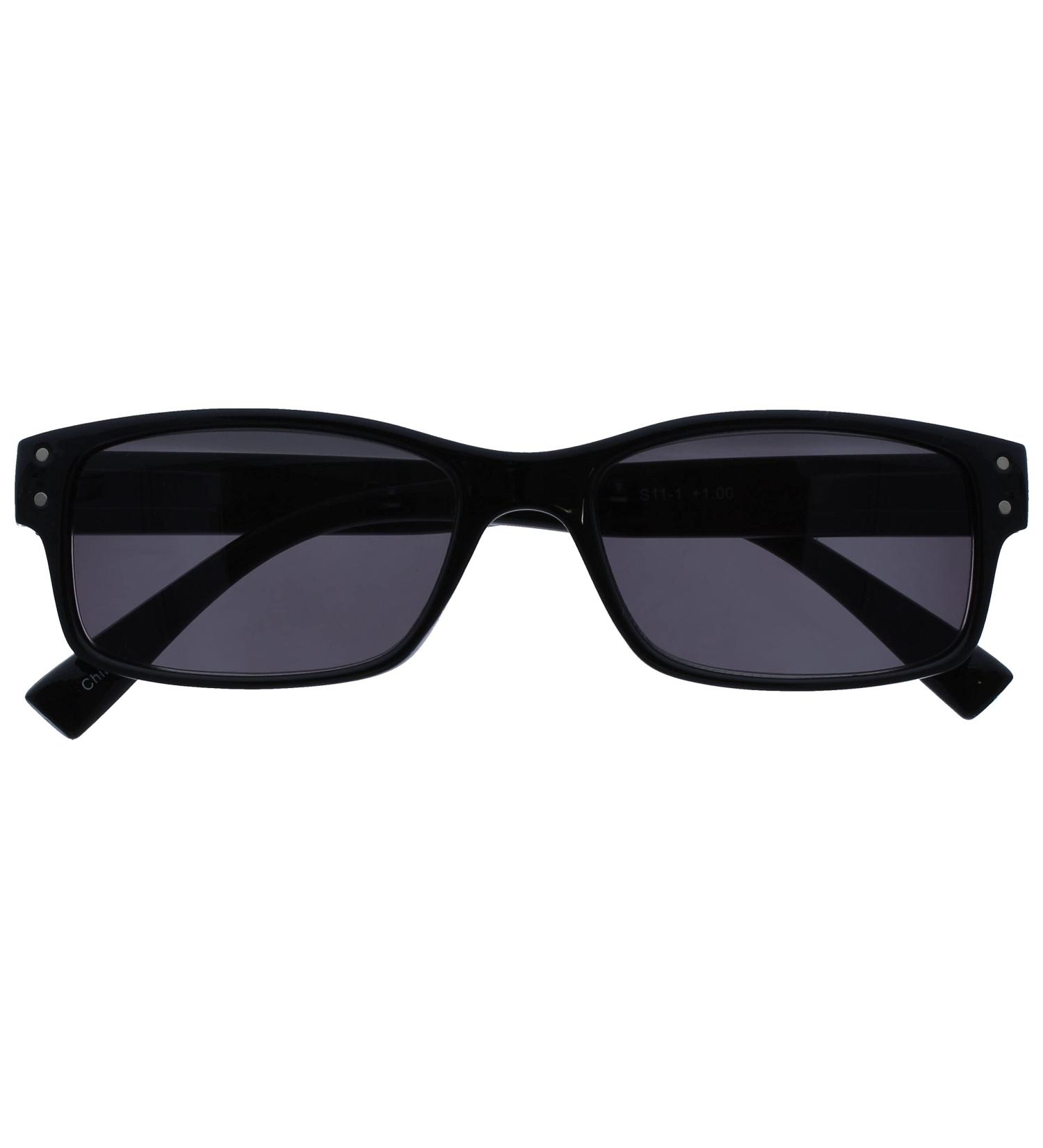 Men's UV400 Designer Reading Glasses - Black & Brown Tortoise Spring Hinges +1.50 Diopters - Buy Online on GoSupps.com