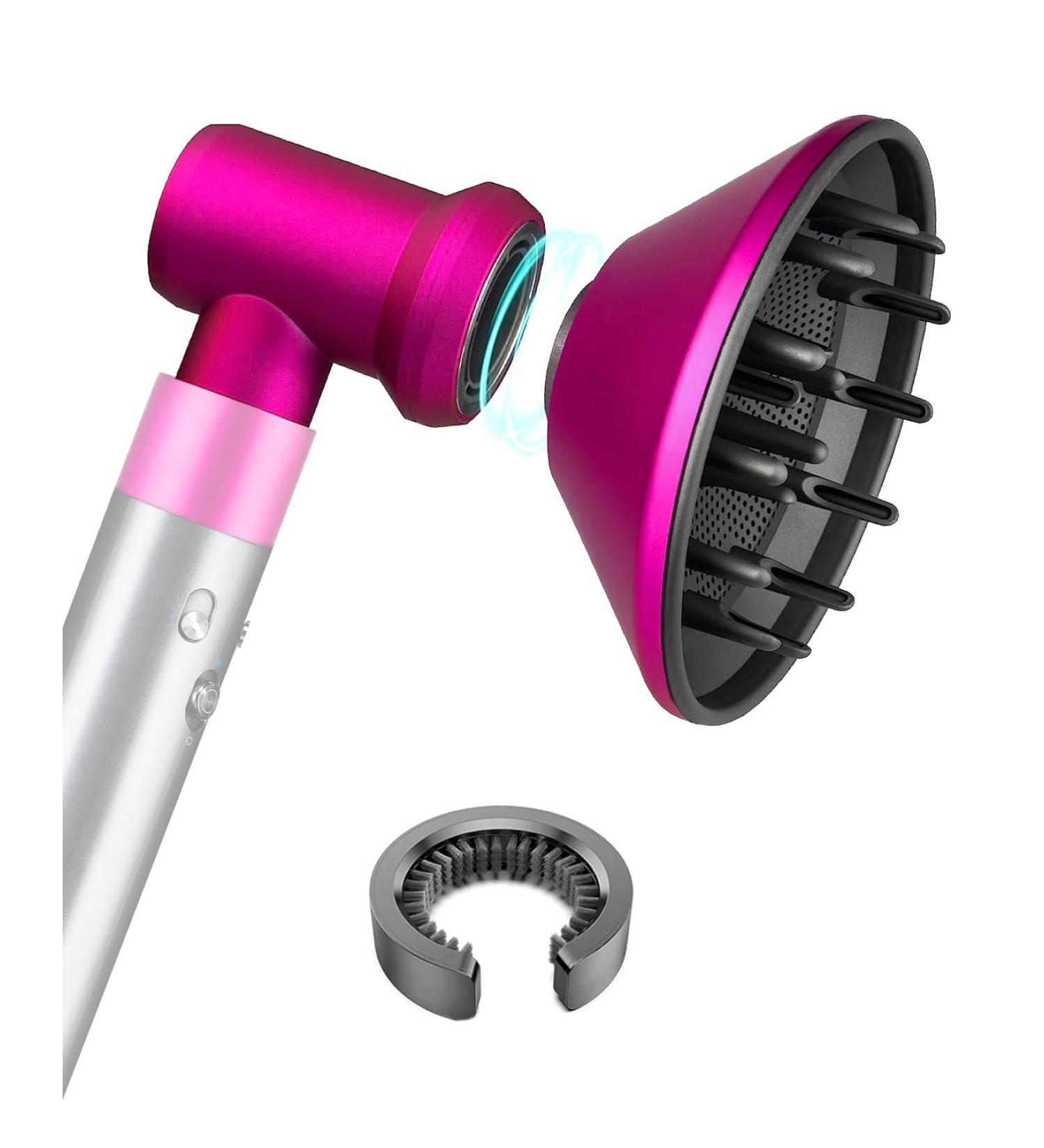 Dyson Airwrap Diffuser & Adapter HS01 HS05 | Transform Your Airwrap Styler into a Hairston - Fuchsia - Buy Online on GoSupps.com