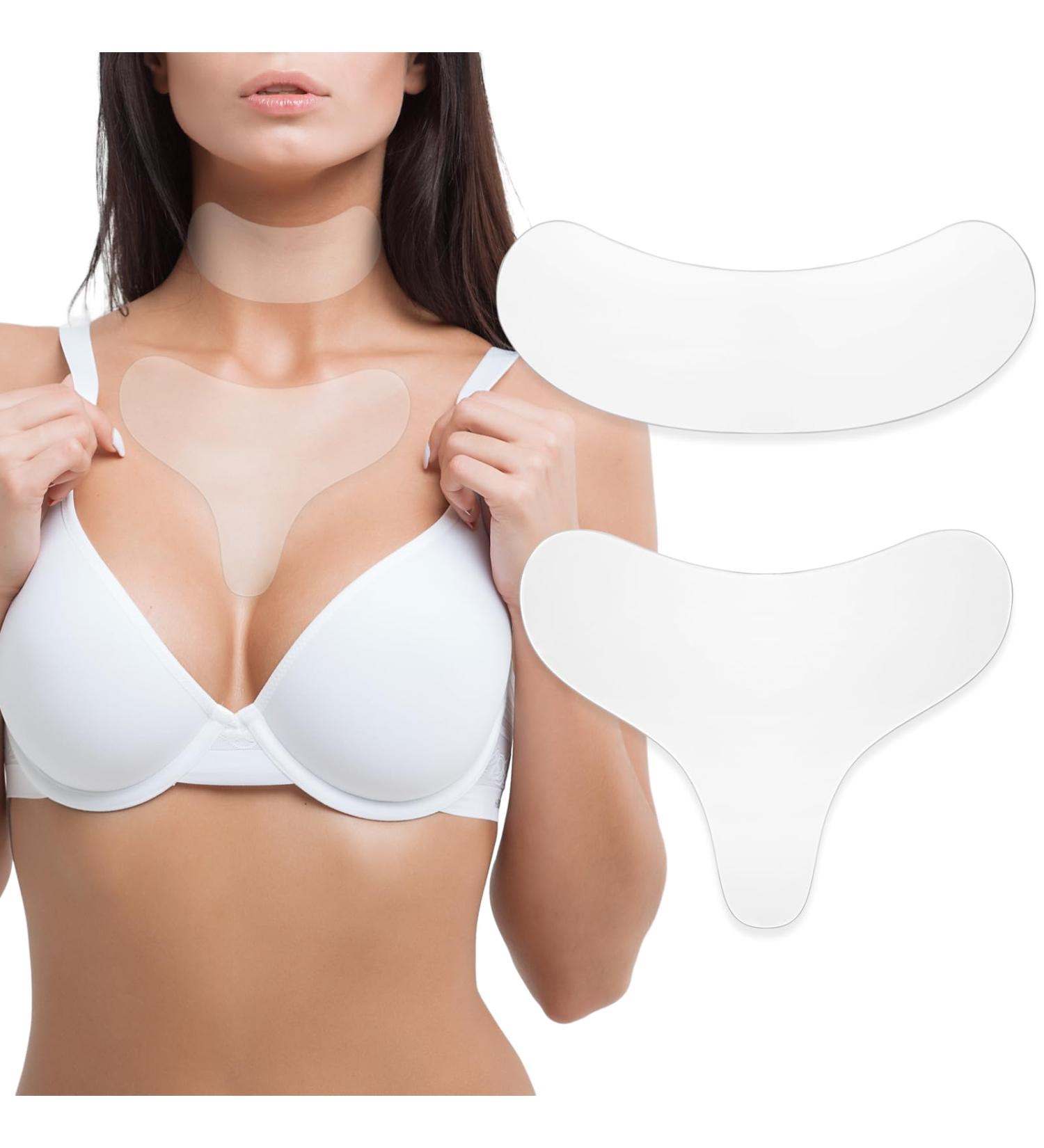 Neck & Chest Wrinkle Pads - Anti-Aging Silicone Patches for Firming & Tightening | Reusable Overnight Skincare Solution - Buy Online on GoSupps.com