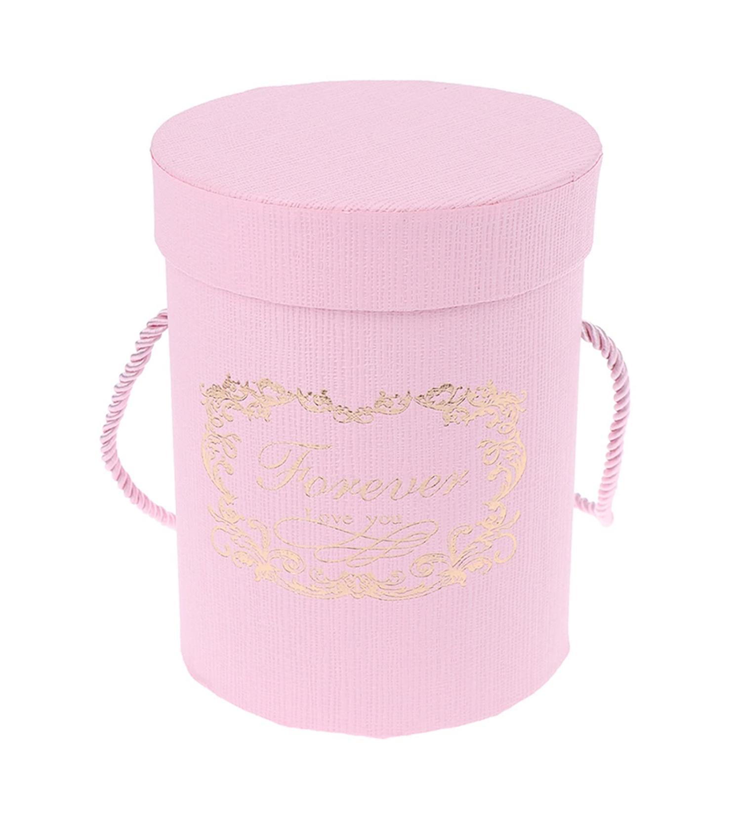 Candy Box 165 * 120mm Round Flower Paper Boxes Lid Hug Bucket Florist Gift Packaging Box Gift Candy Bar Boxes Party Wedding Supply (Color : Red 165x120mm) (Size : Pink 165x120mm) - Buy Online on GoSupps.com