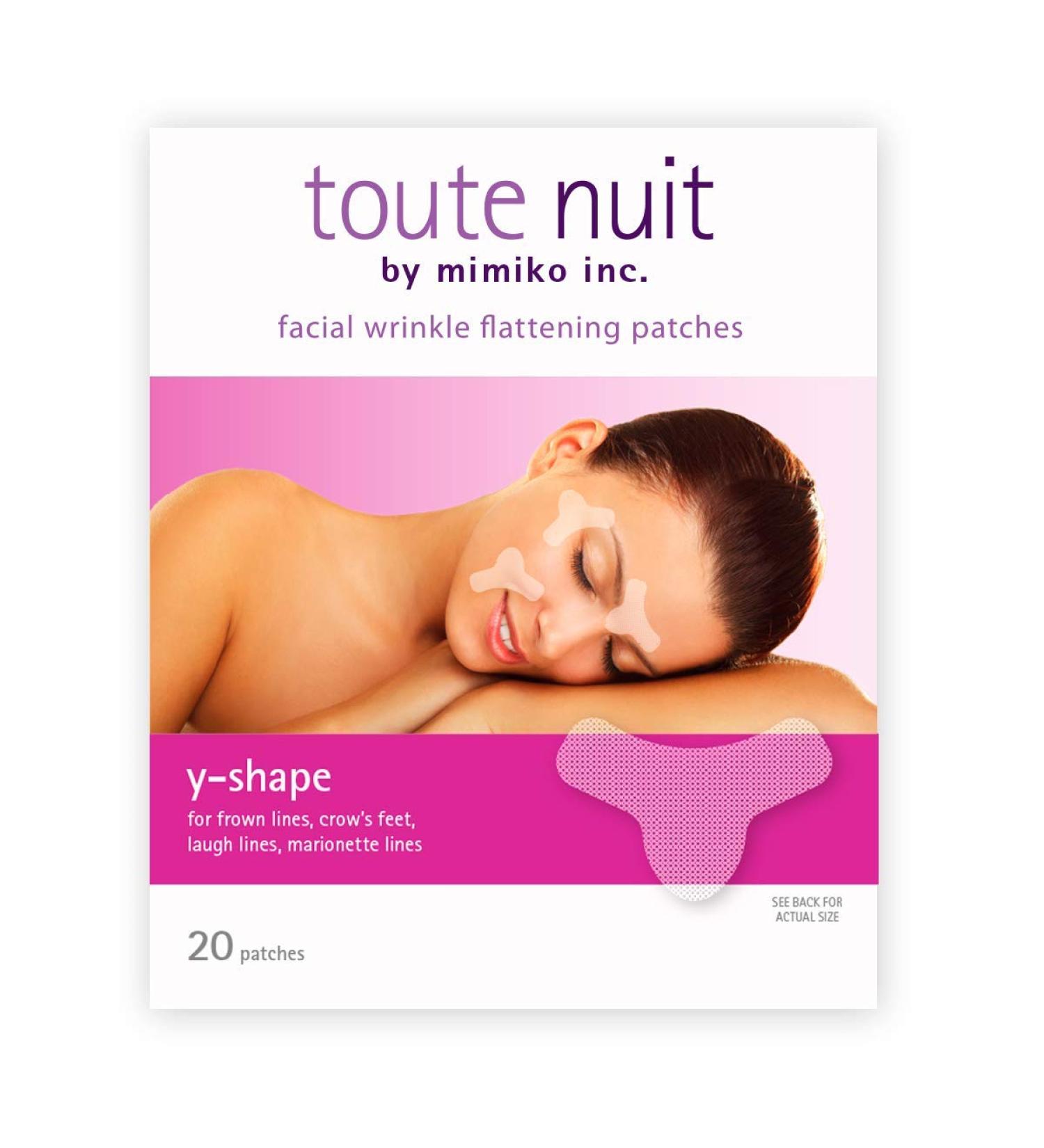 Toute Nuit Wrinkle Patches Y-Shape for Frown Lines & Forehead, 20 Patches - Buy Online on GoSupps.com