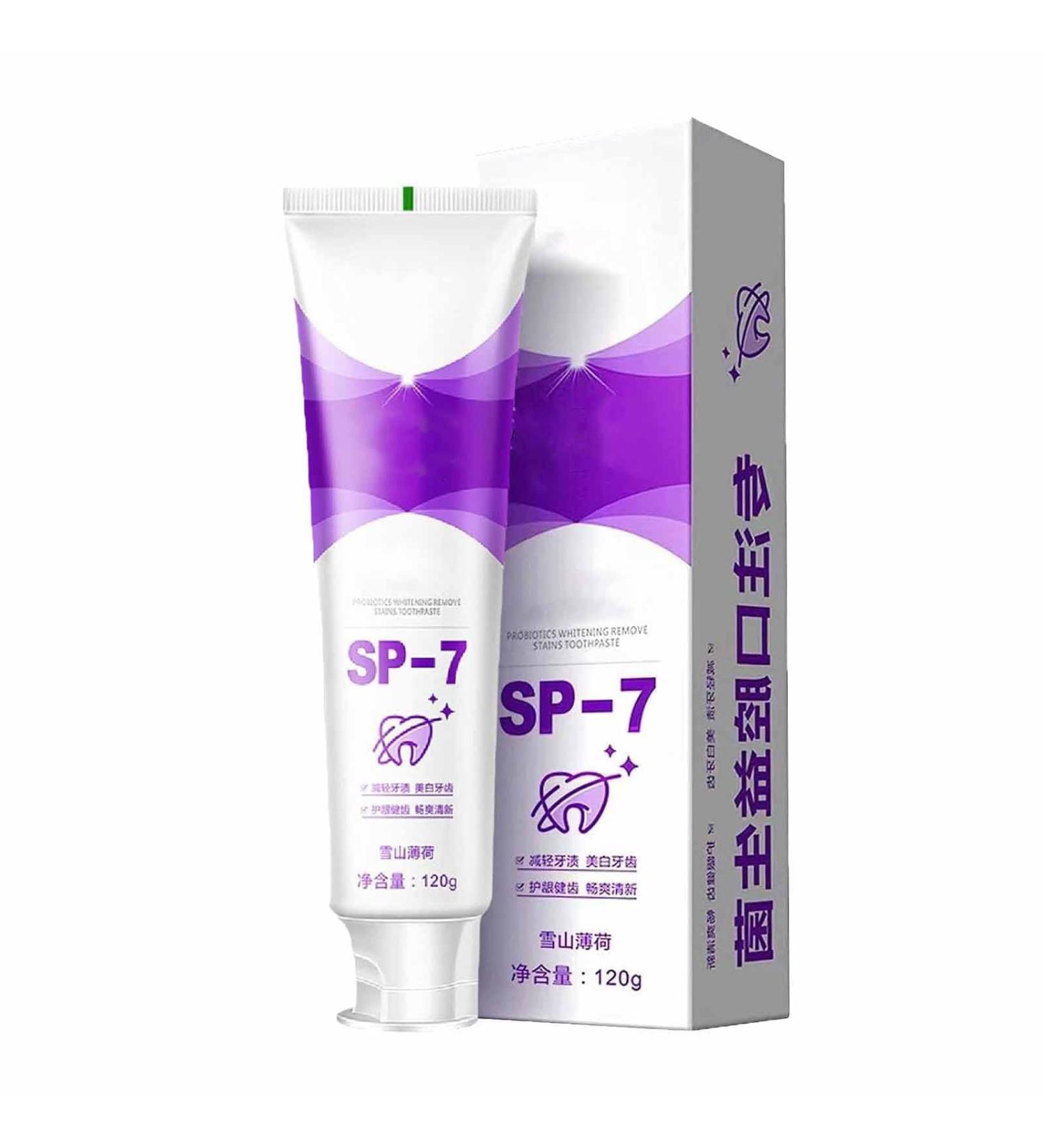Buy SP-7 Probiotic Whitening Toothpaste - Ultra Brightening & Stain-Removing Formula (1 Piece) - International Shipping Available - Buy Online on GoSupps.com