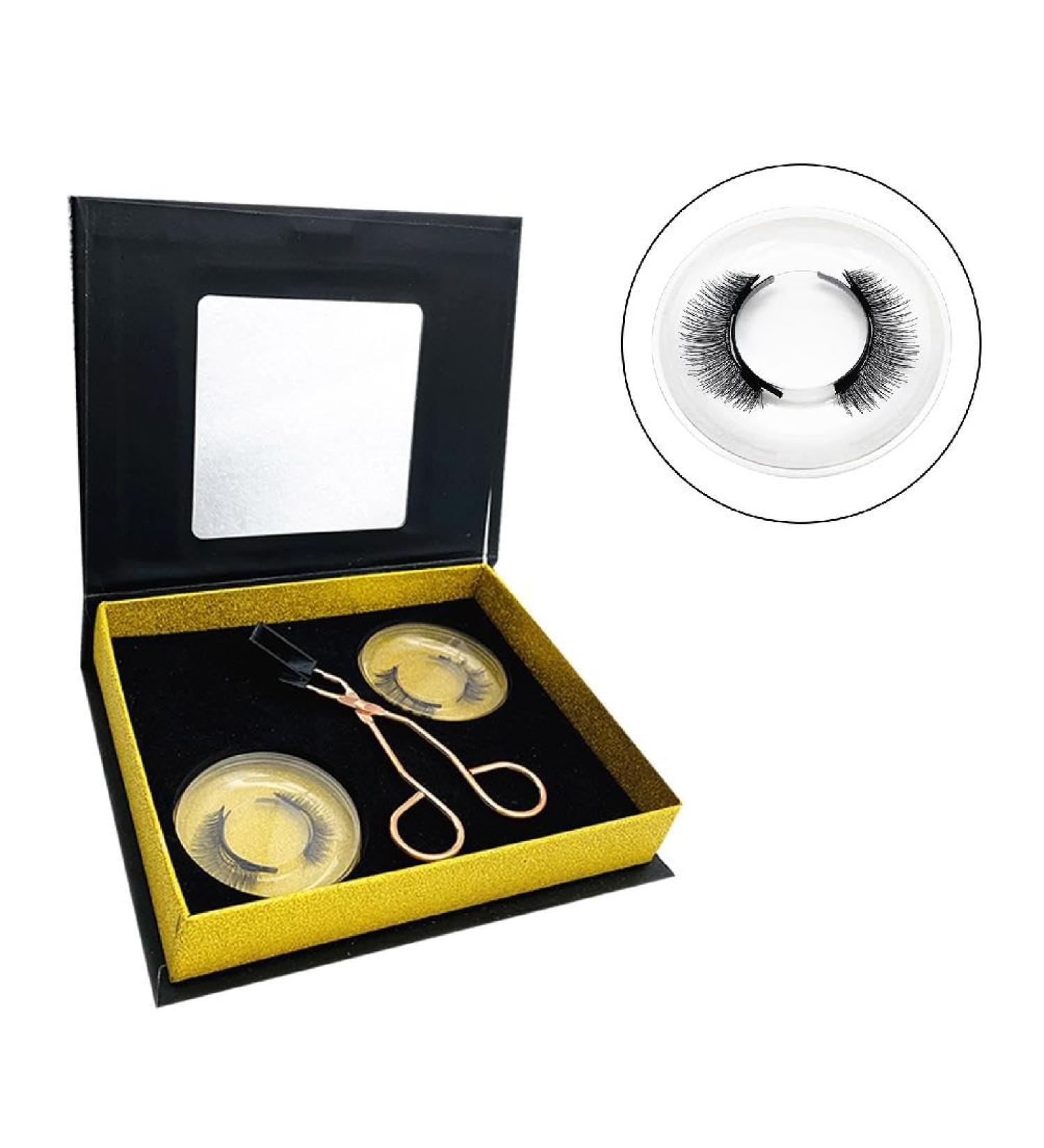 Magnetic Eyelashes Soft Magnets-False Eyelashes Reusable 3D Lashes Extension With Tweezers NO Eyeliner-Glue Free Reusable Magnetic Lashes With Eyeliner/no Liner - Buy Online on GoSupps.com
