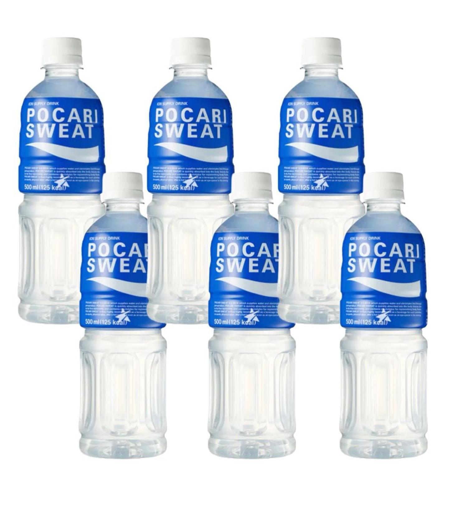 POCARI SWEAT Ion Supply Energy Sport Drinks 500ml (Pack of 6) - Buy Online on GoSupps.com