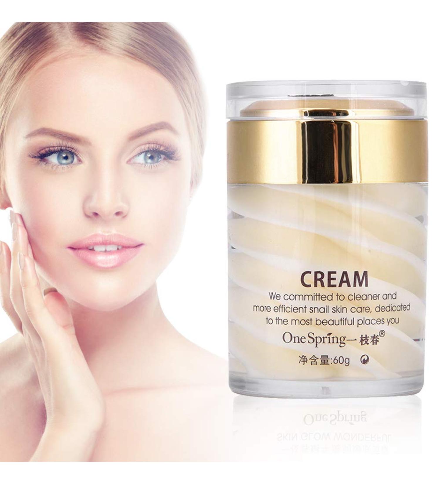 Face Moisturizing Cream Snail Rejuvenating Face Cream Skinmoisturizer Wrinkles Fine Lines Removal Pigmentation Snail Cream For Nappy Creams Repairing Cream Anti Aging - Buy Online on GoSupps.com
