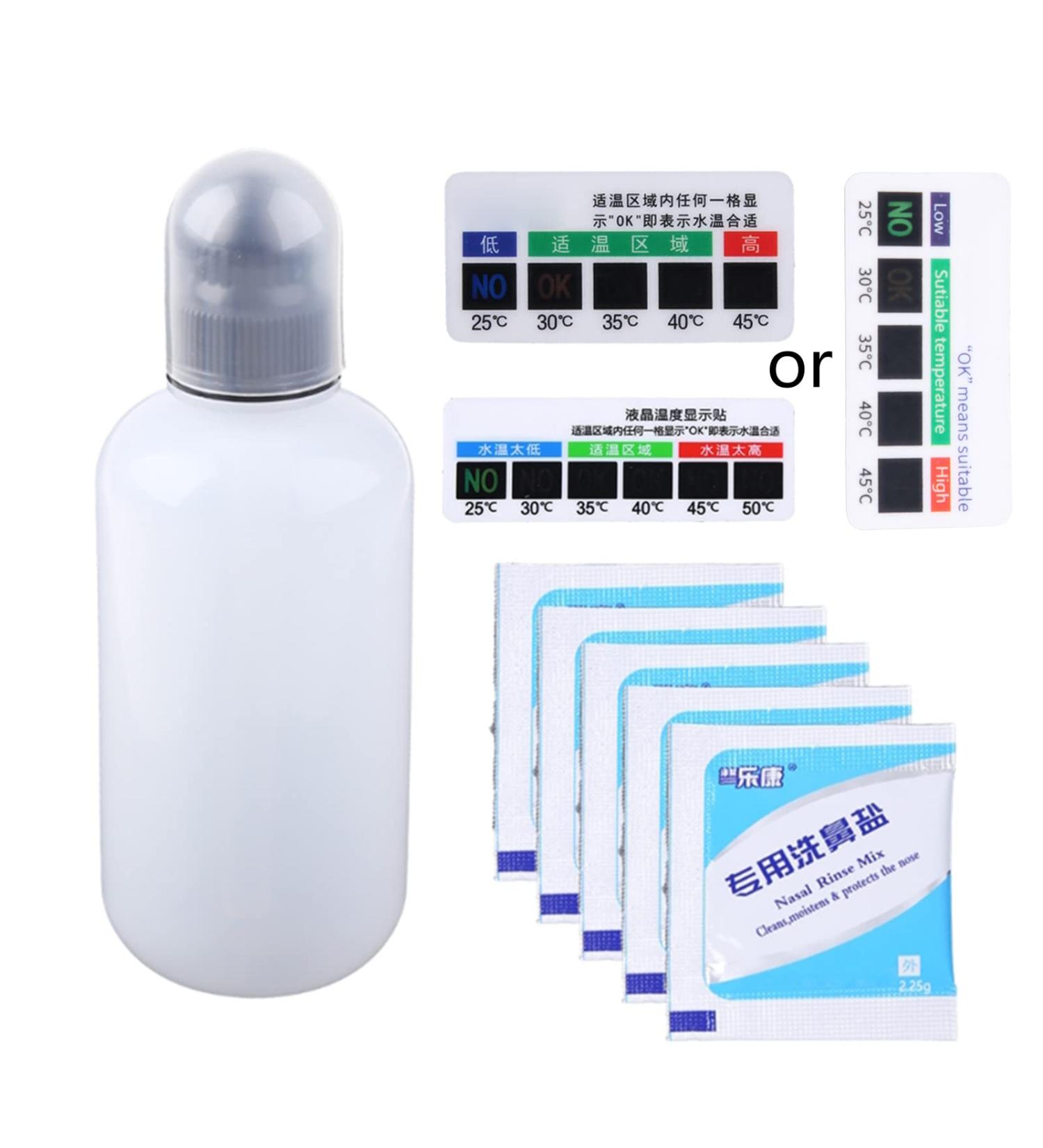 Sinus Rinse Nasal Irrigation Nose Cleaner Washer For Adult & Kid/Children Cold Sinusitis Flu Nursing 250ml Neti Pot Hygiene Cleaning Gadget Hygiene Wipes - Buy Online on GoSupps.com