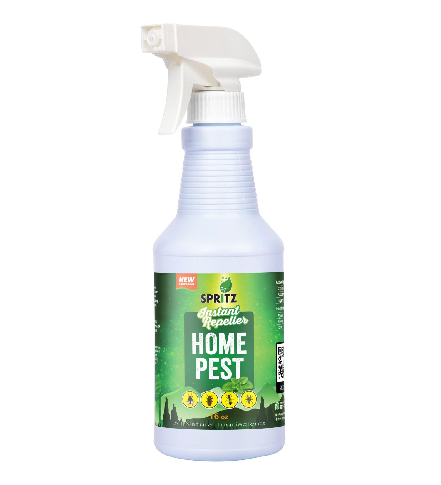 Peppermint Oil Bug Spray 16oz - Non-Toxic & Pet Safe Insect Repellent | Ant, Roach, Spider Control | Essential Oil Blend for Home Pest Control - Buy Online on GoSupps.com