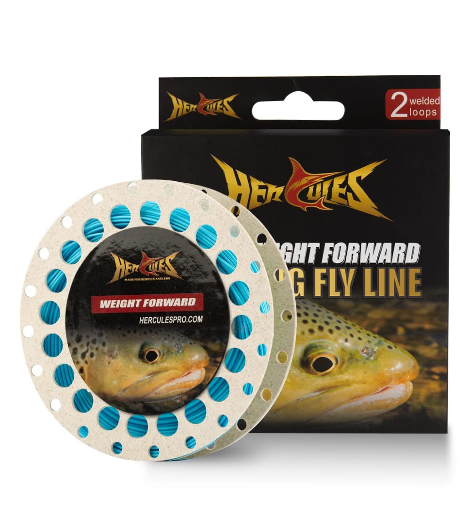 HERCULES WF5F 100FT Floating Weight Forward Fly Fishing Line - Teal Blue - Buy Online on GoSupps.com
