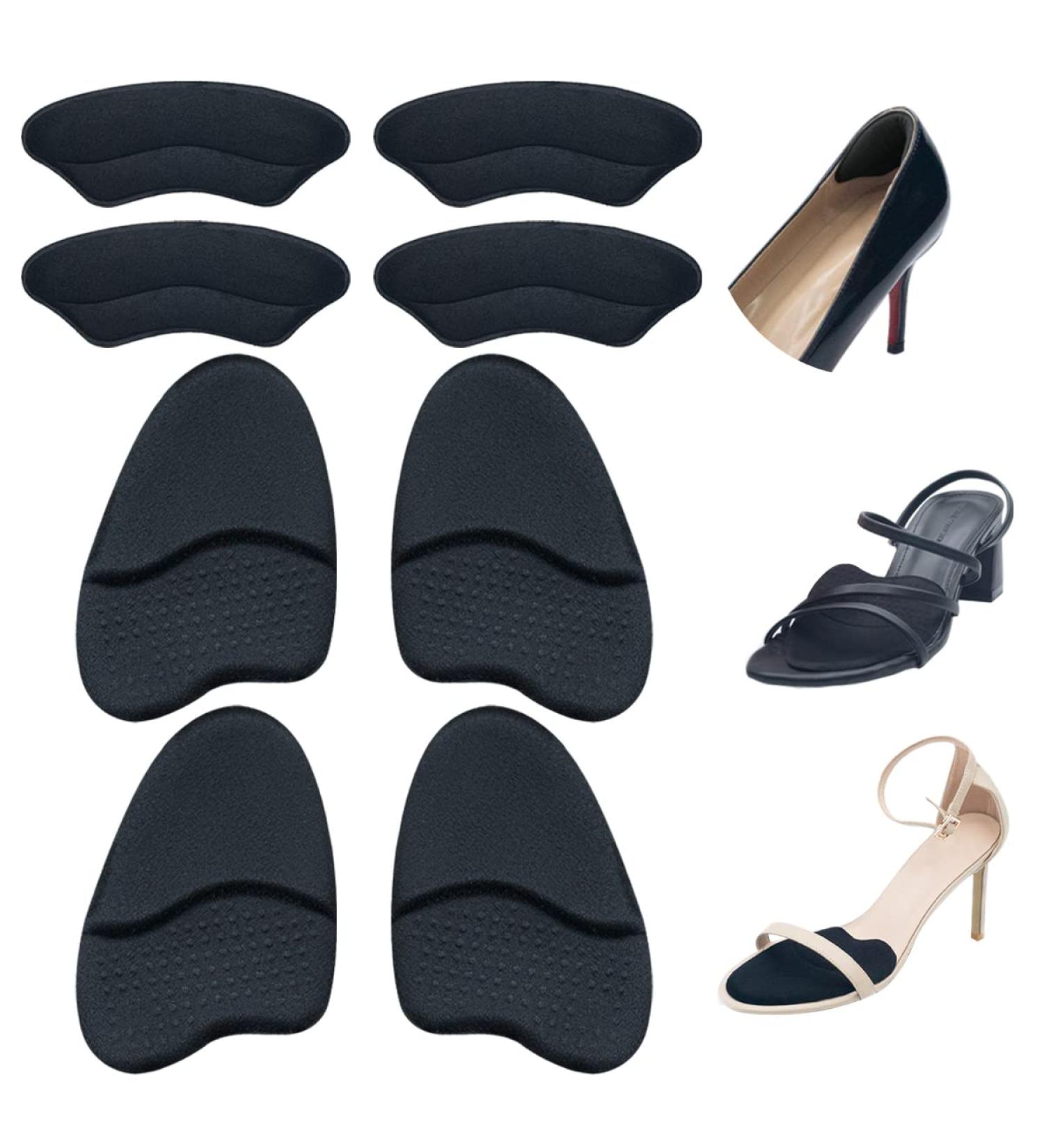 Dr. Potter+ Heel Grips & Metatarsal Pads Set - 4 Pairs | Prevent Heel Slip & Blister | Shoe Filler for Men & Women - Buy Online on GoSupps.com