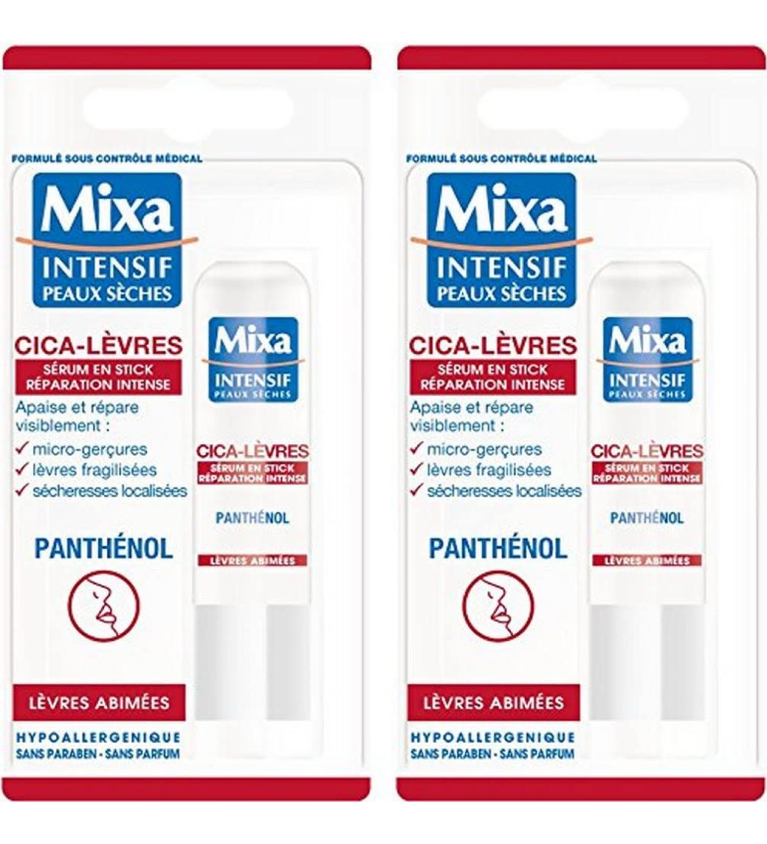 Mixa Cica Serum in Stick for intensive lip repair 2 pieces