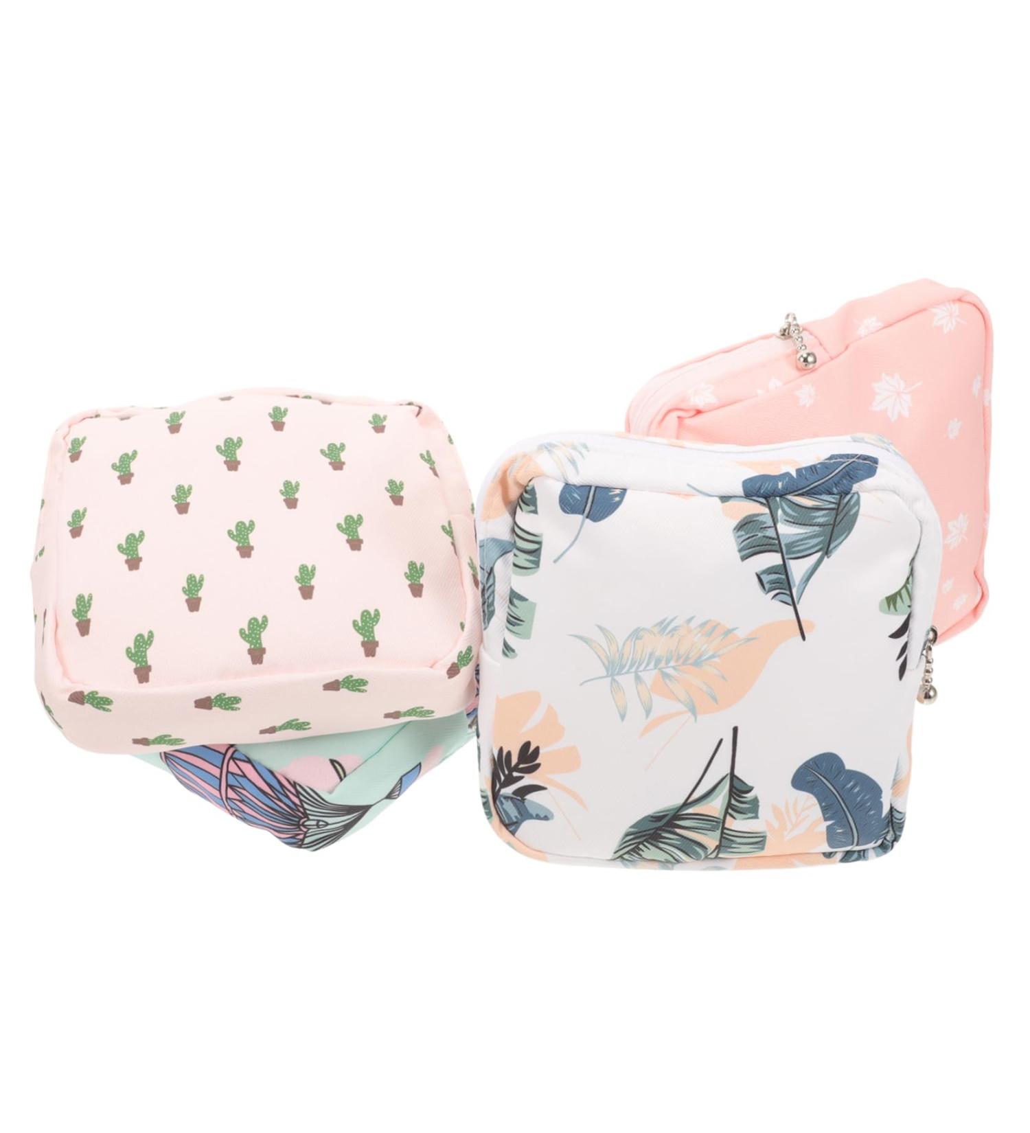 4-Piece Women's Menstrual Organizer Set | Decorative Cushion & Tampon Holder | Stylish & Functional for International Shipping - Buy Online on GoSupps.com